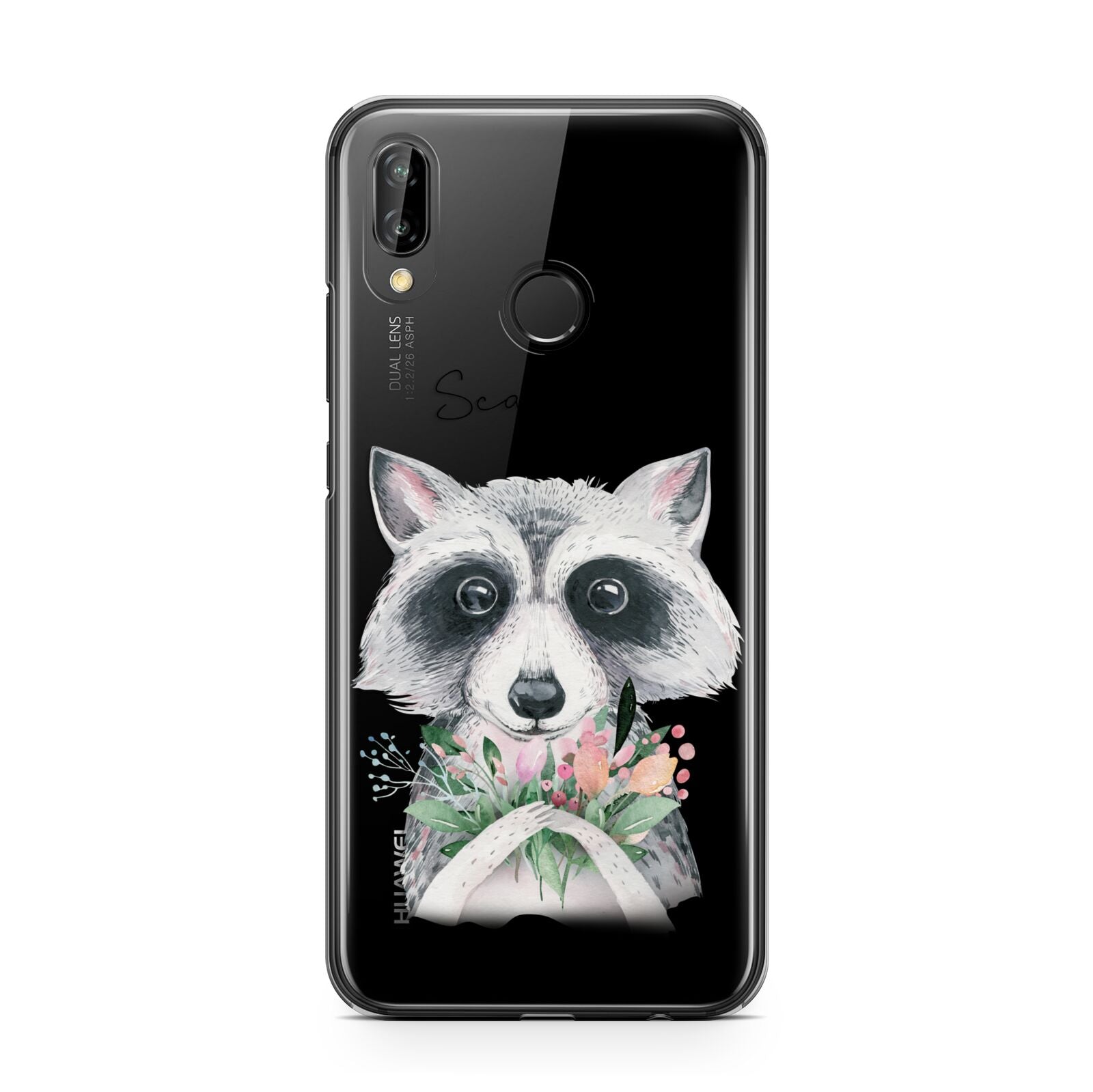 Personalised Raccoon Huawei P20 Lite Phone Case