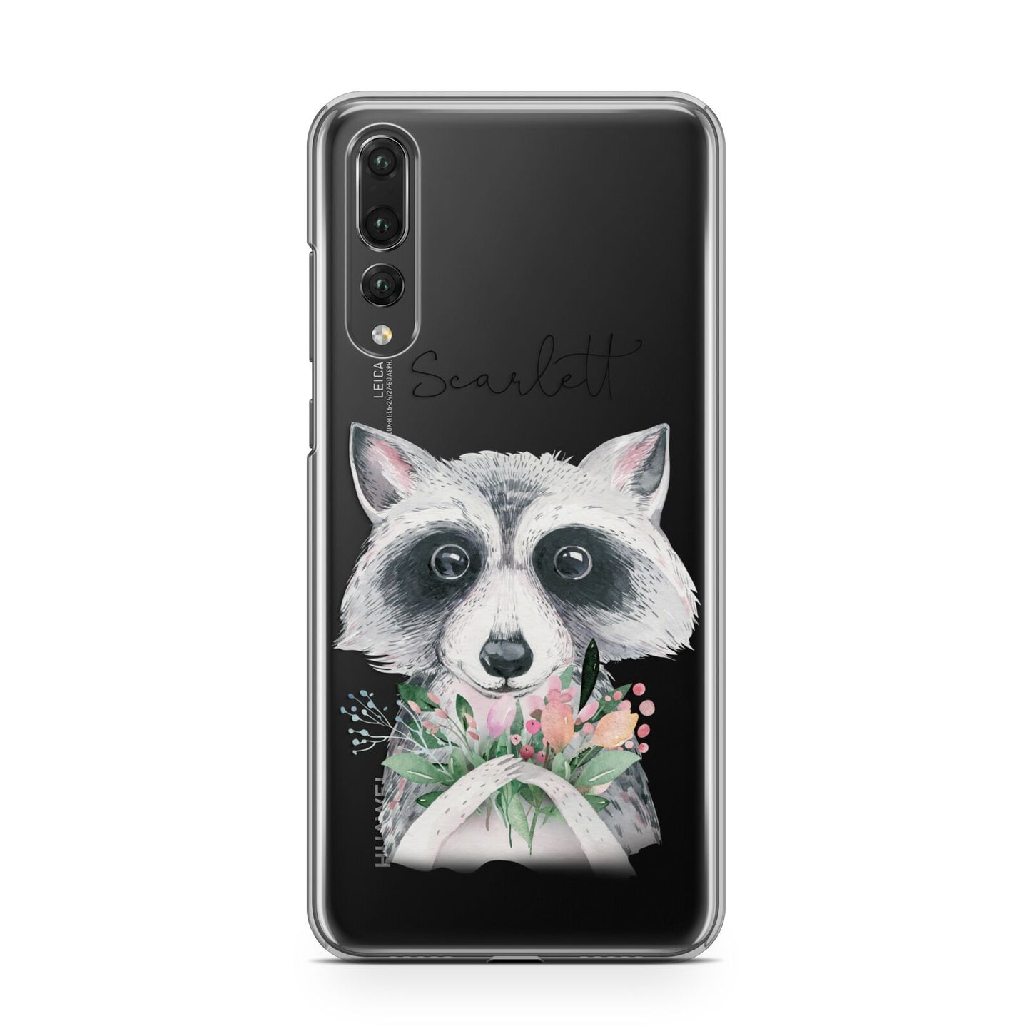 Personalised Raccoon Huawei P20 Pro Phone Case