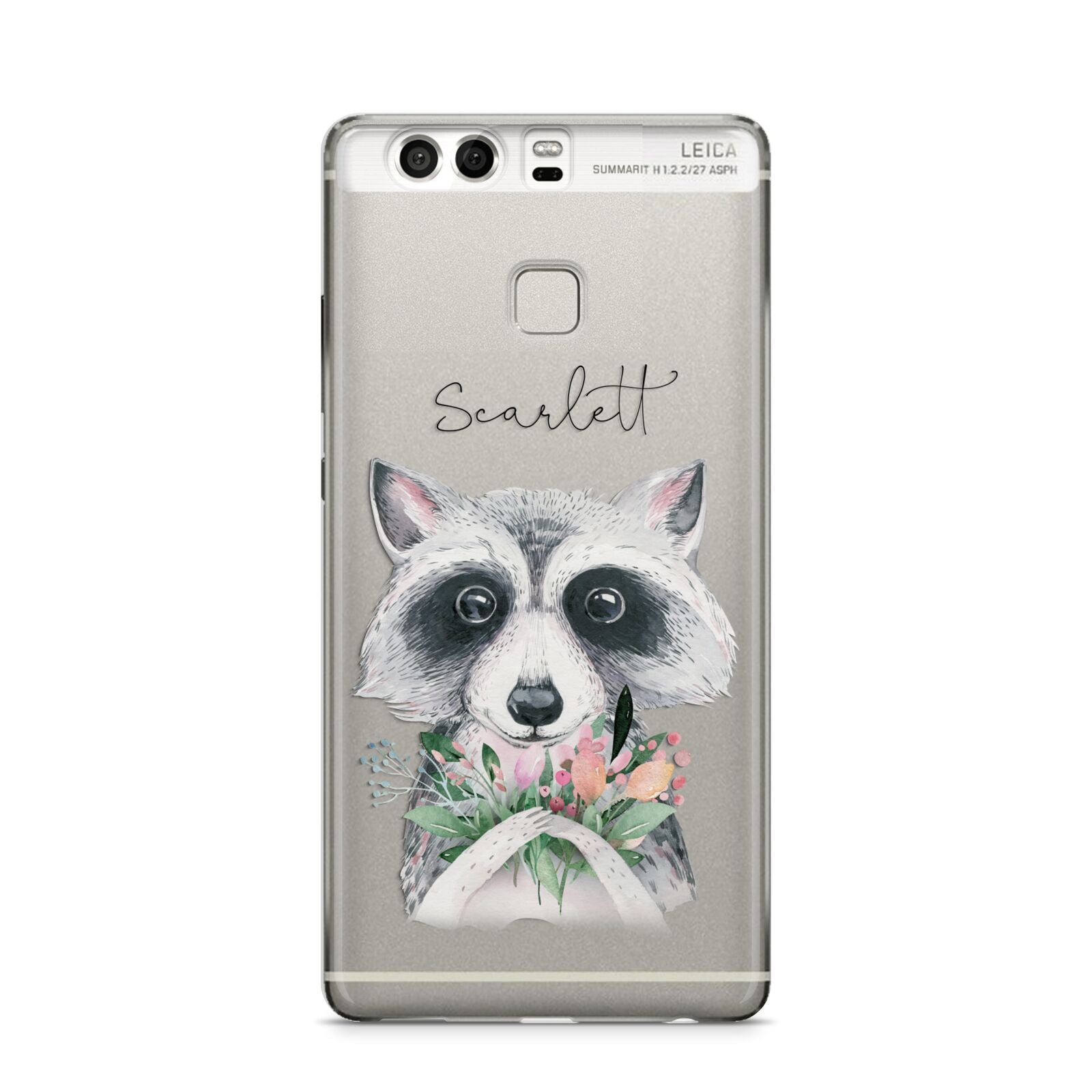 Personalised Raccoon Huawei P9 Case