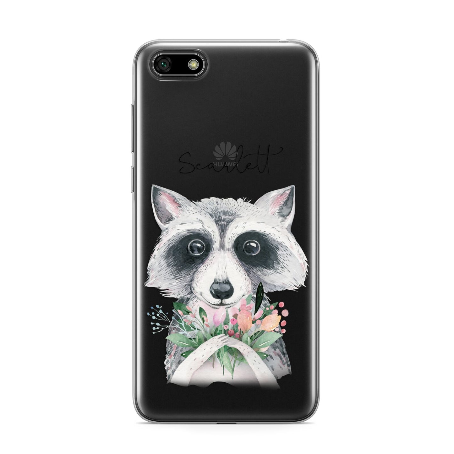 Personalised Raccoon Huawei Y5 Prime 2018 Phone Case