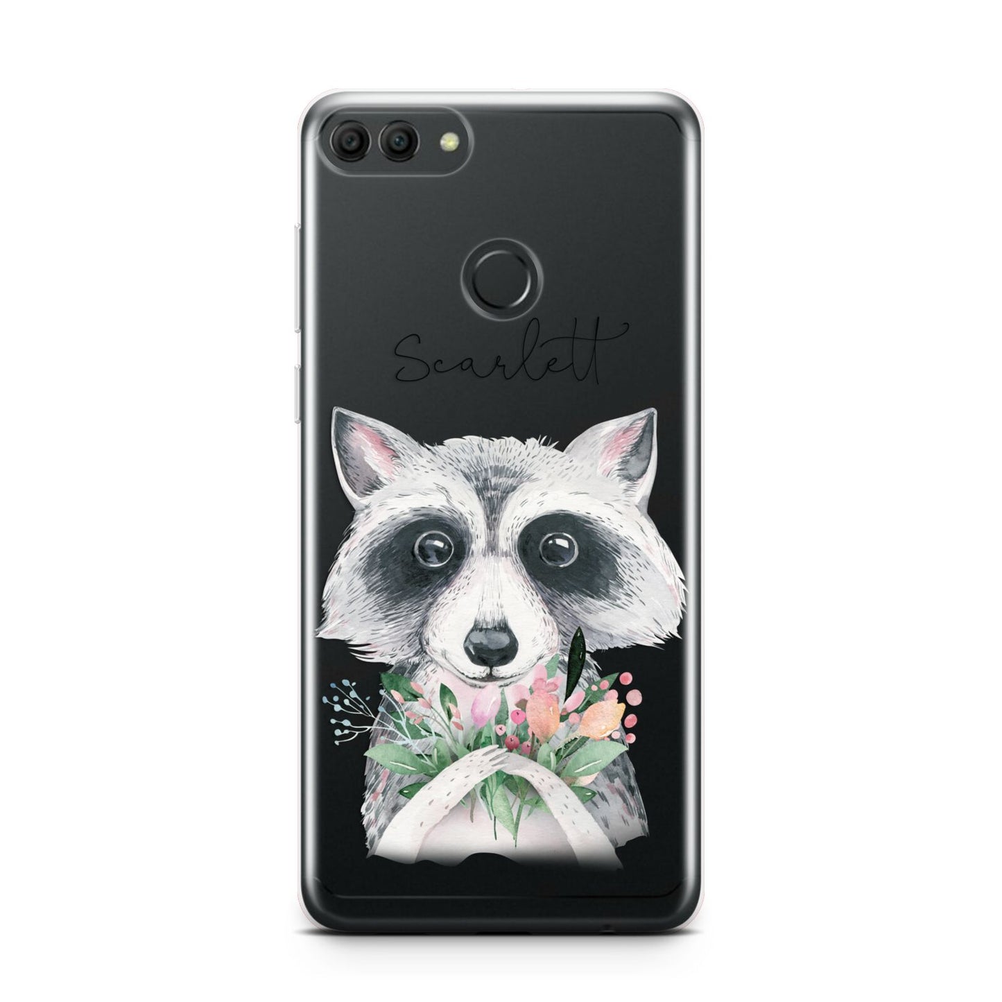 Personalised Raccoon Huawei Y9 2018