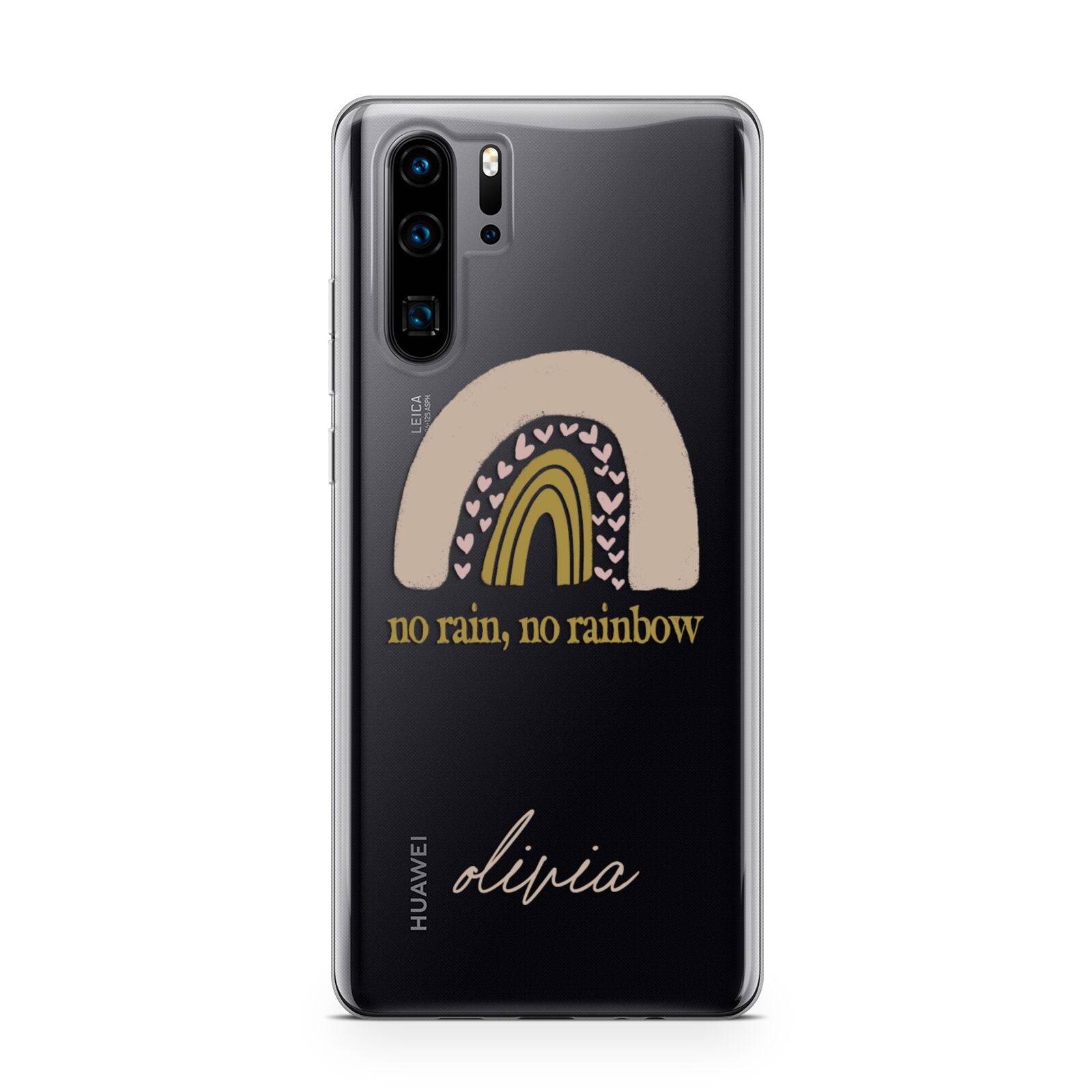 Personalised Rainbow Huawei P30 Pro Phone Case