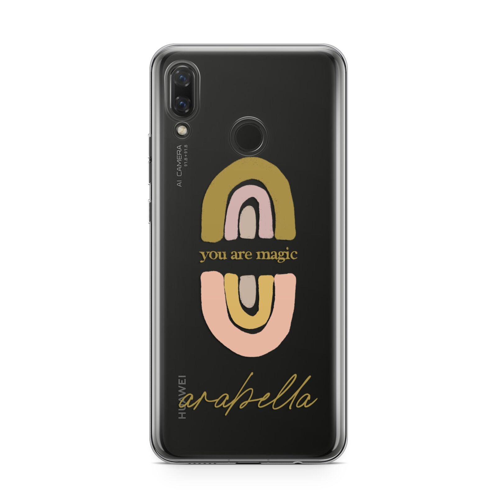 Personalised Rainbow Magic Huawei Nova 3 Phone Case