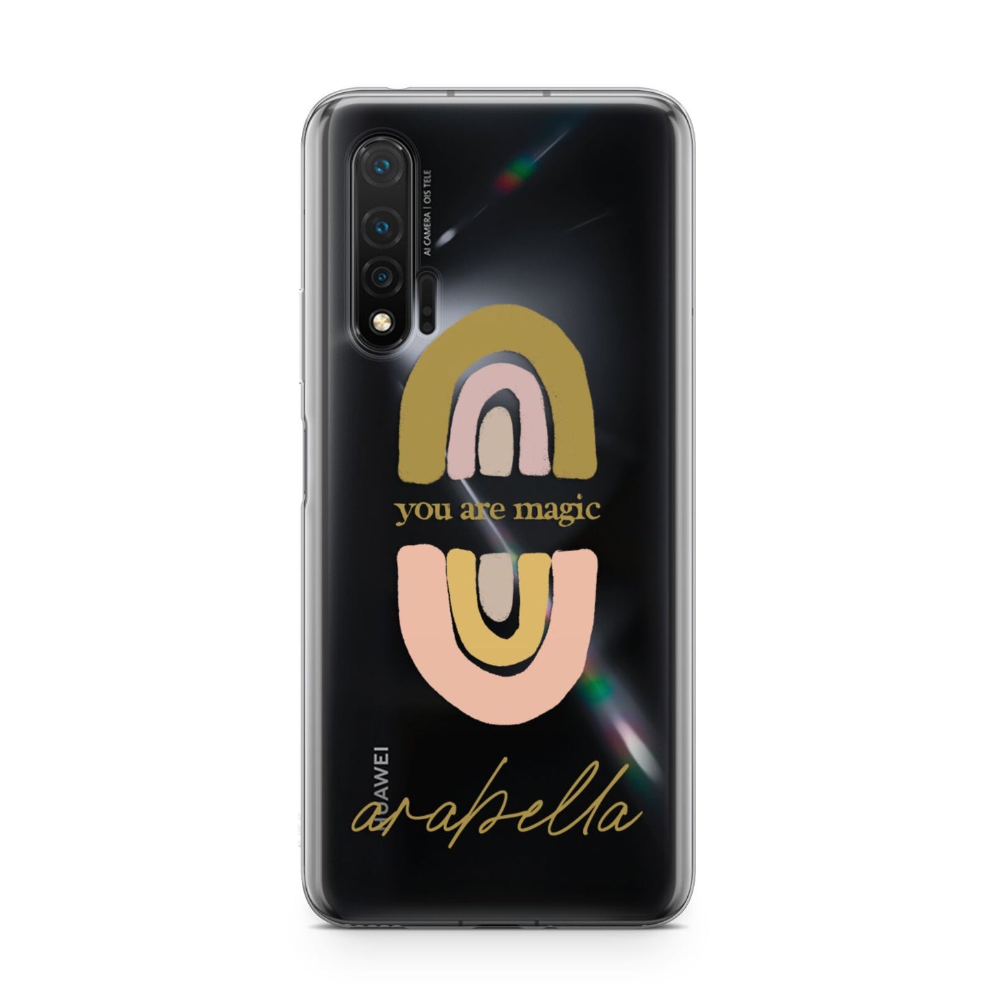 Personalised Rainbow Magic Huawei Nova 6 Phone Case