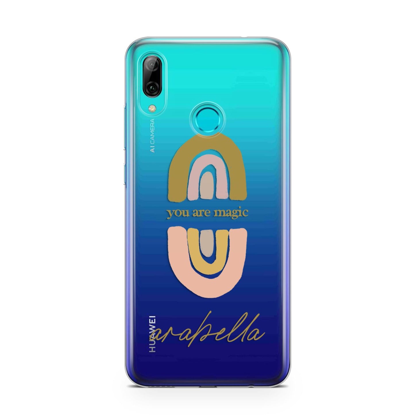 Personalised Rainbow Magic Huawei P Smart 2019 Case