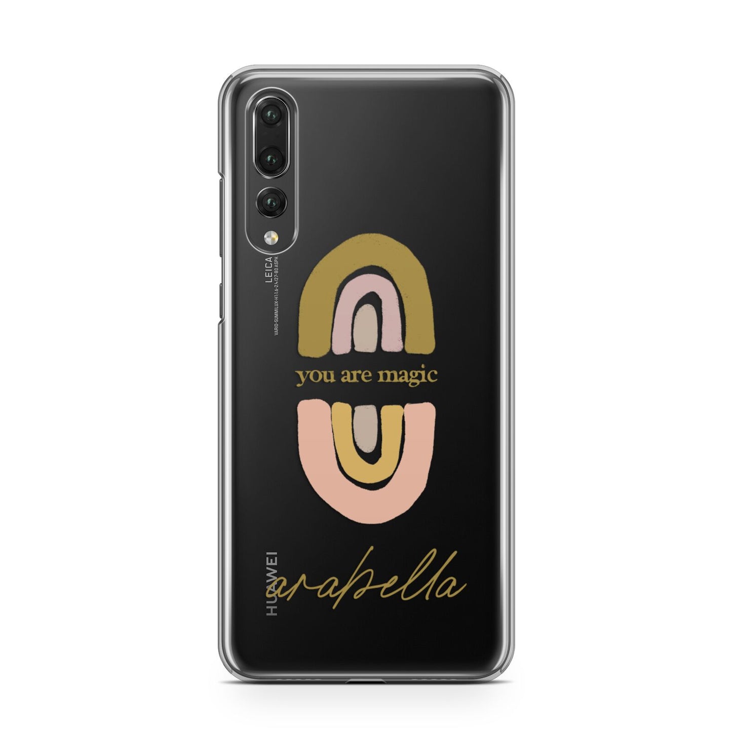 Personalised Rainbow Magic Huawei P20 Pro Phone Case