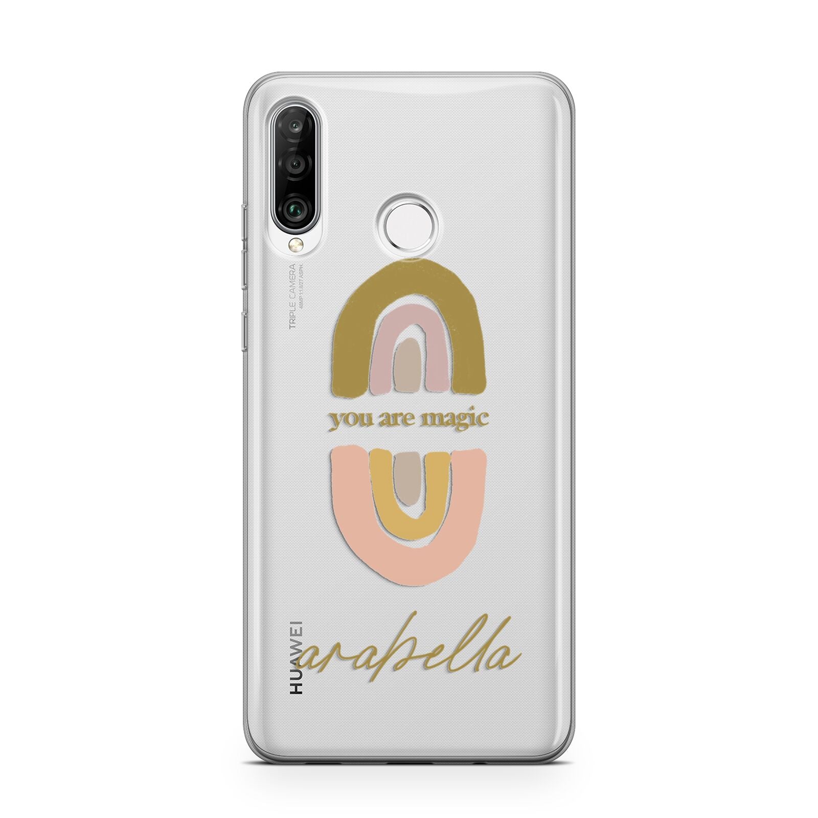 Personalised Rainbow Magic Huawei P30 Lite Phone Case