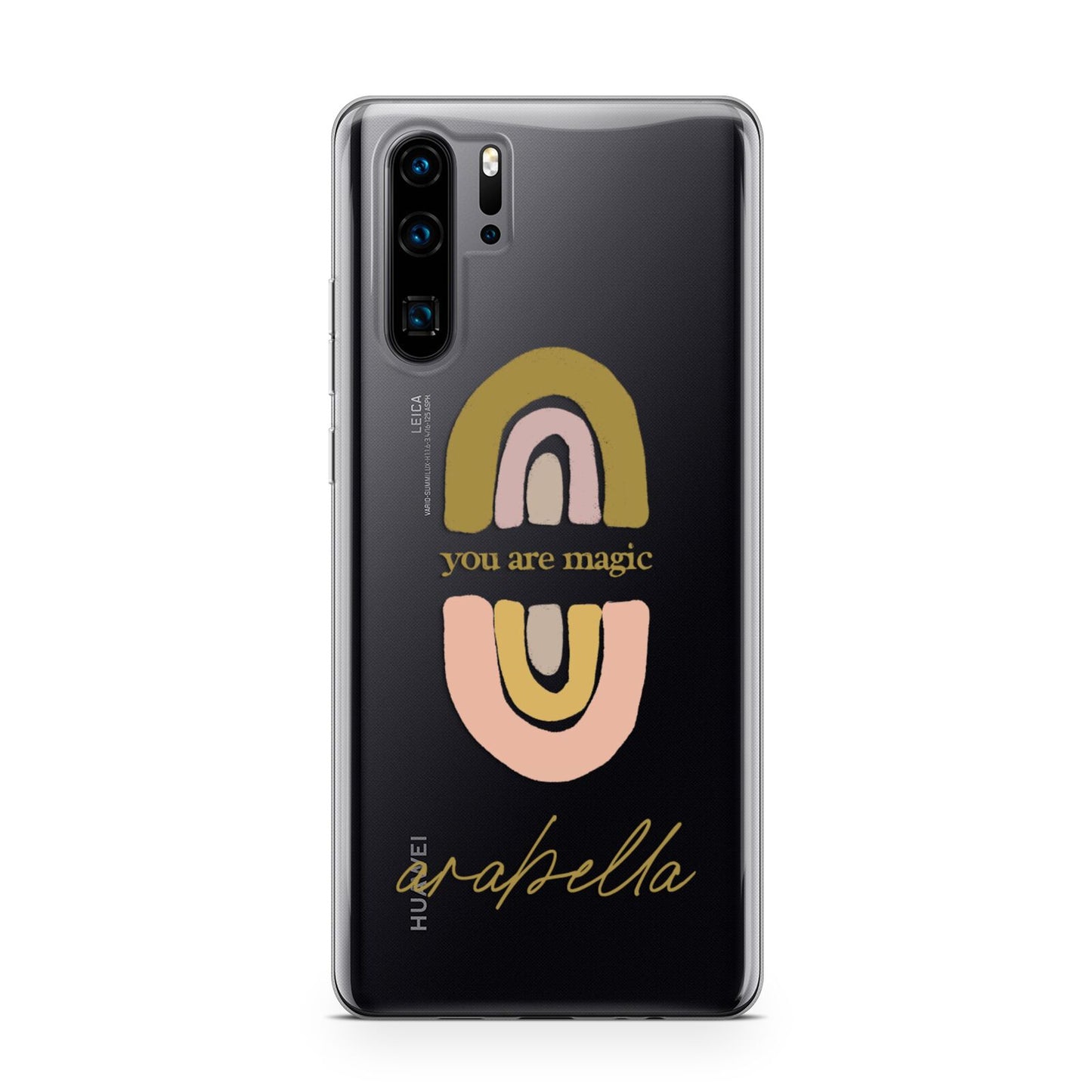 Personalised Rainbow Magic Huawei P30 Pro Phone Case