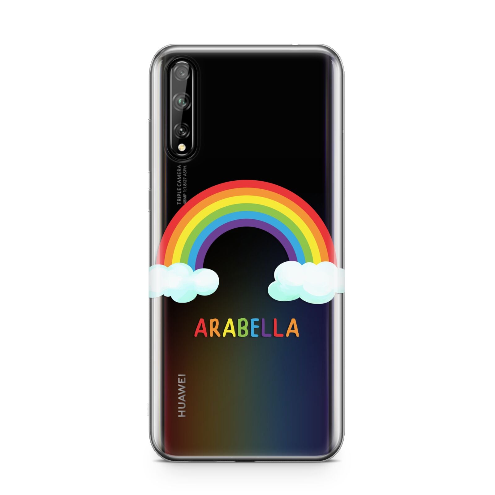 Personalised Rainbow Name Huawei Enjoy 10s Phone Case