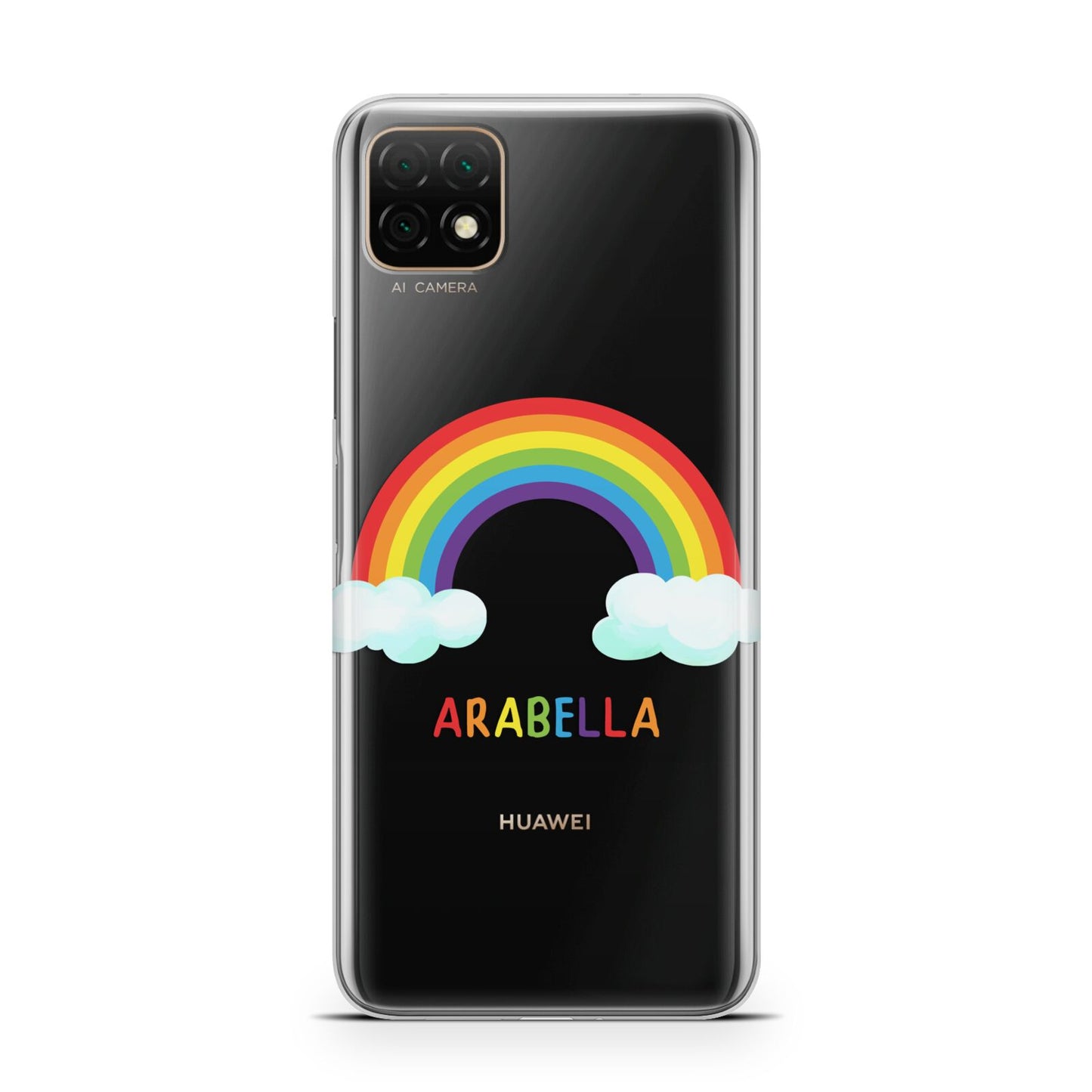 Personalised Rainbow Name Huawei Enjoy 20 Phone Case