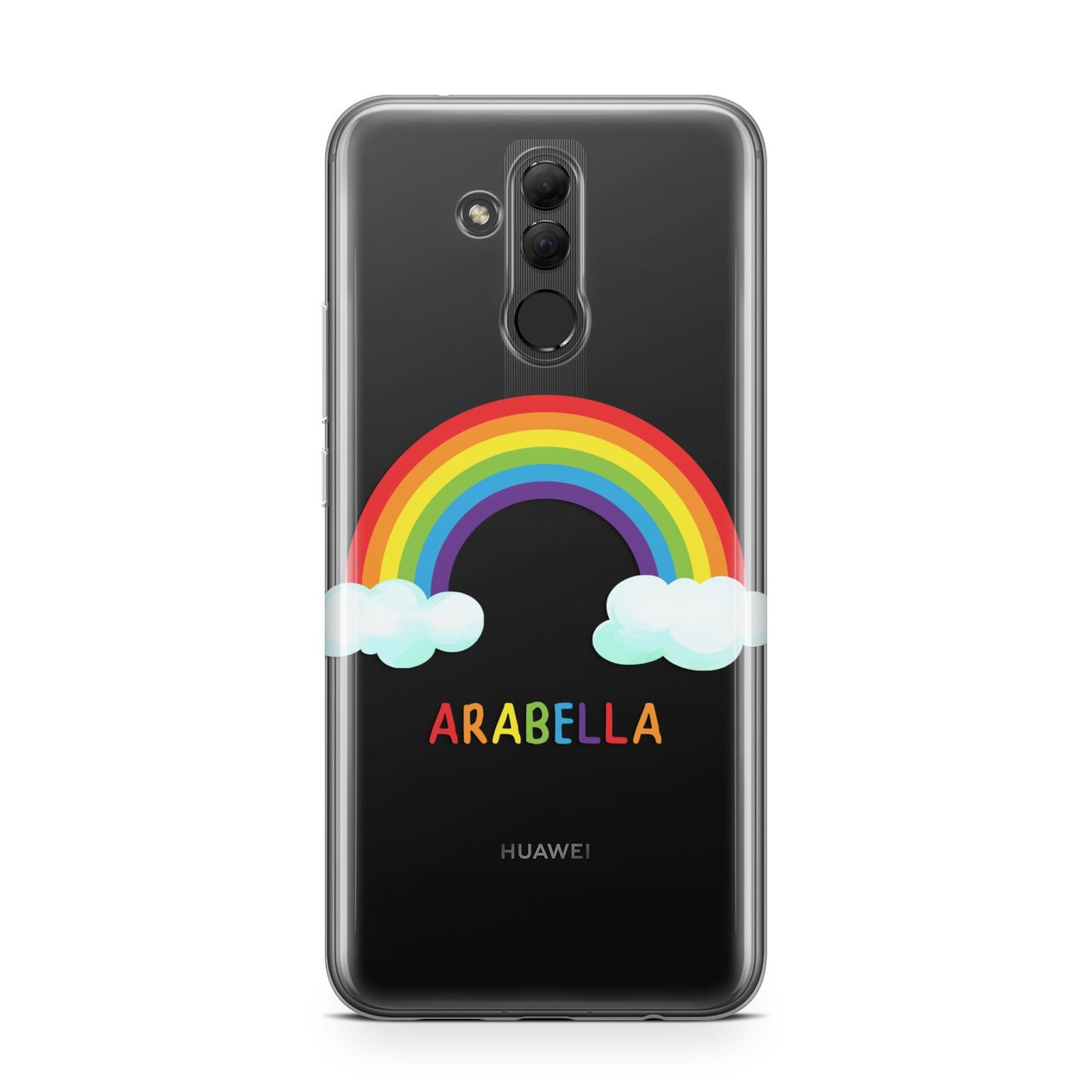 Personalised Rainbow Name Huawei Mate 20 Lite