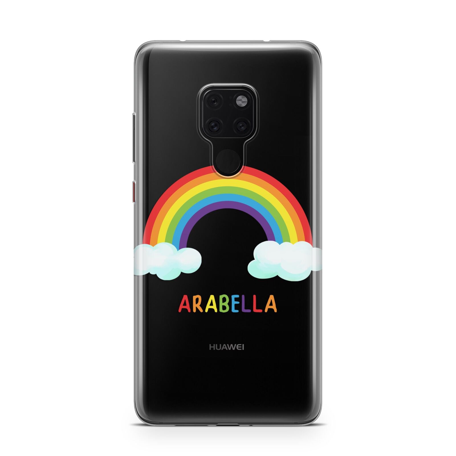 Personalised Rainbow Name Huawei Mate 20 Phone Case