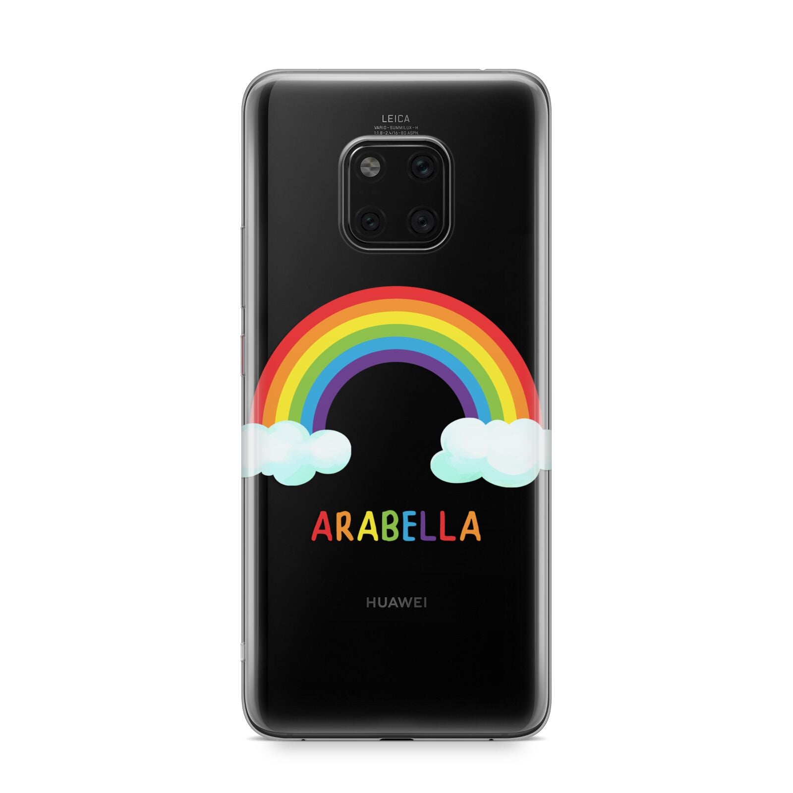 Personalised Rainbow Name Huawei Mate 20 Pro Phone Case