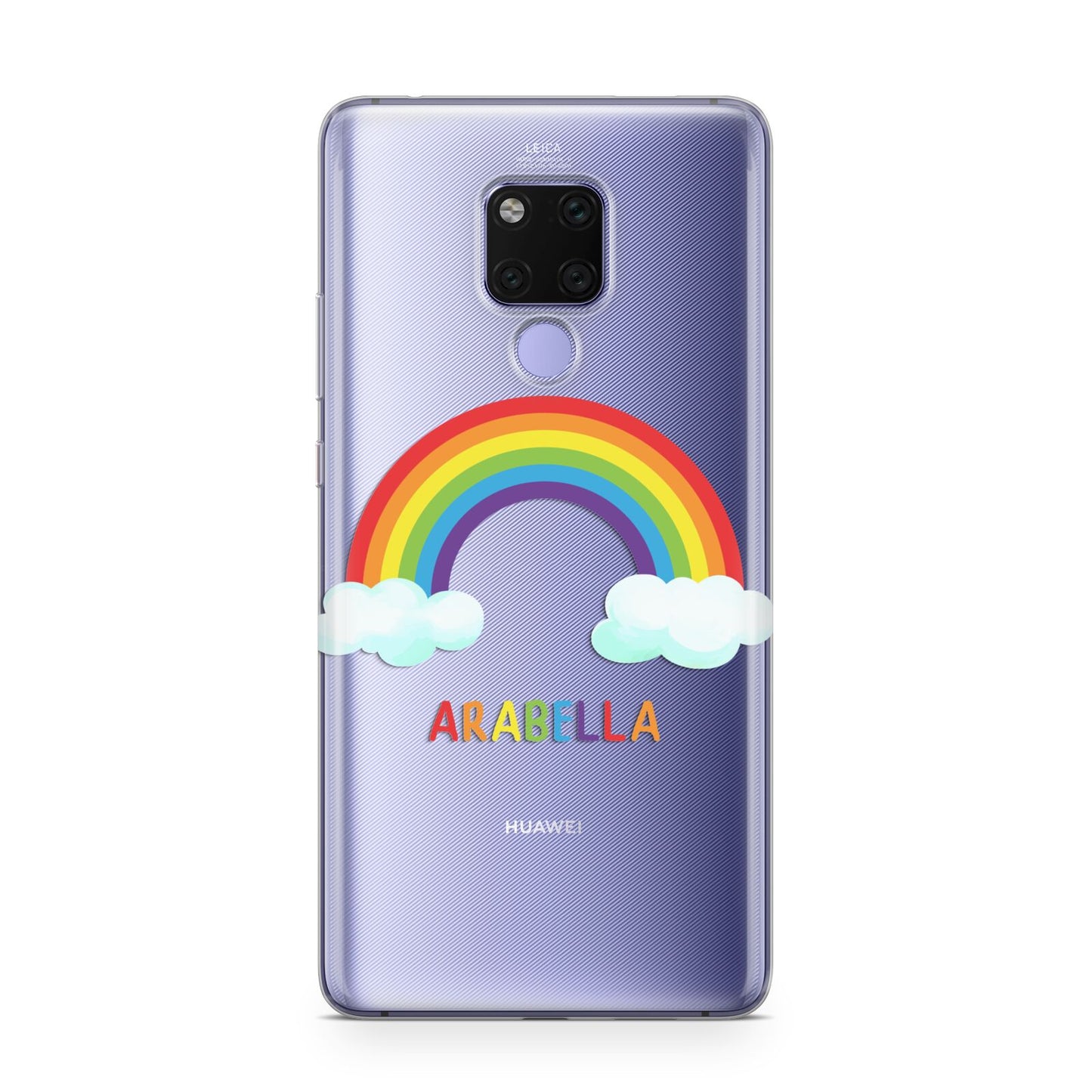 Personalised Rainbow Name Huawei Mate 20X Phone Case