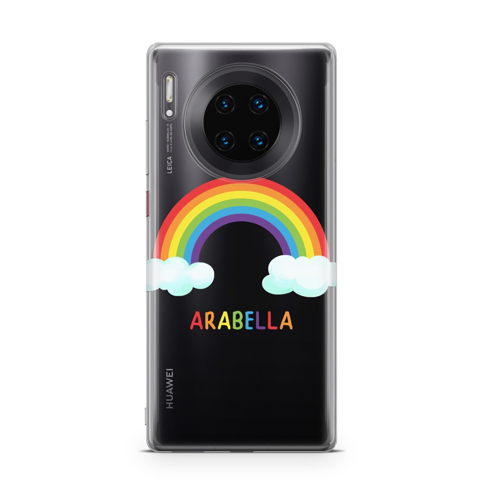 Personalised Rainbow Name Huawei Mate 30 Pro Phone Case