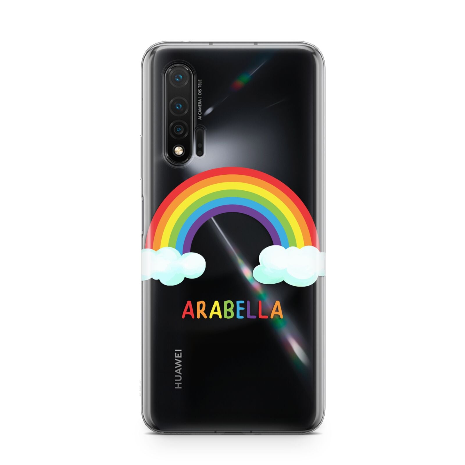 Personalised Rainbow Name Huawei Nova 6 Phone Case