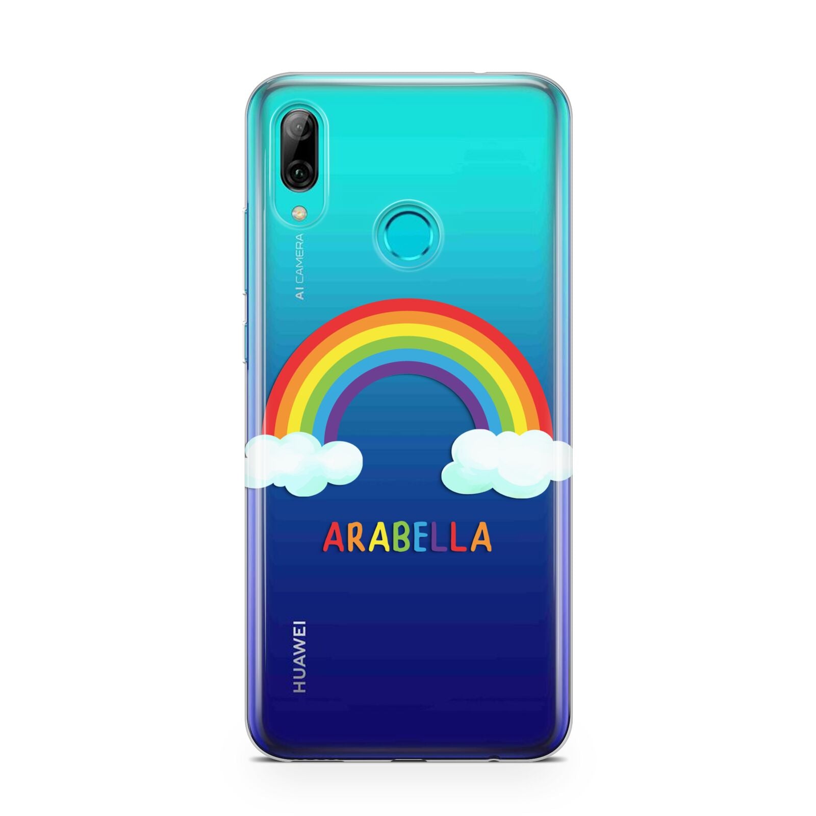 Personalised Rainbow Name Huawei P Smart 2019 Case