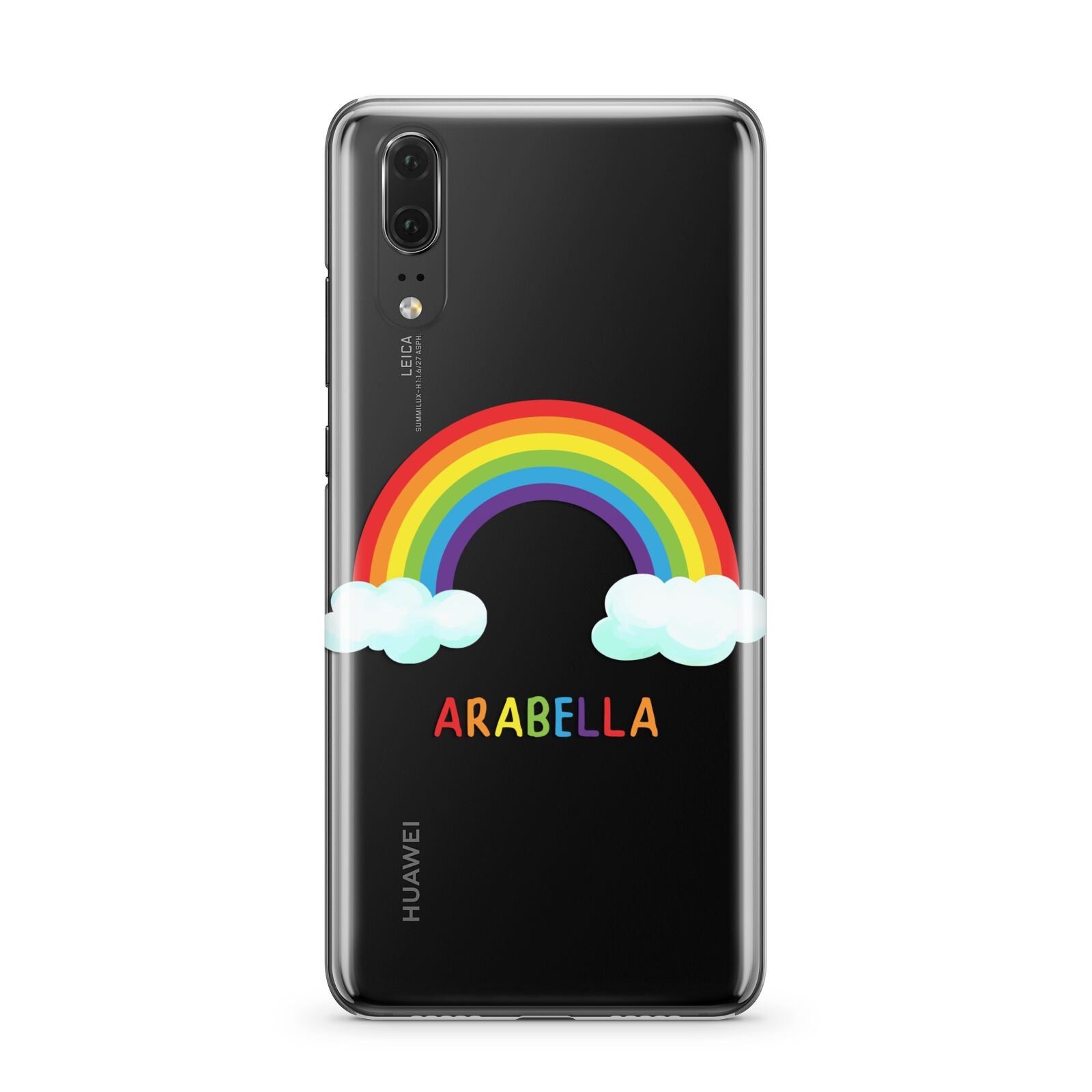 Personalised Rainbow Name Huawei P20 Phone Case