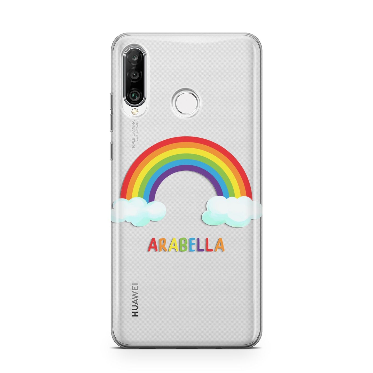 Personalised Rainbow Name Huawei P30 Lite Phone Case