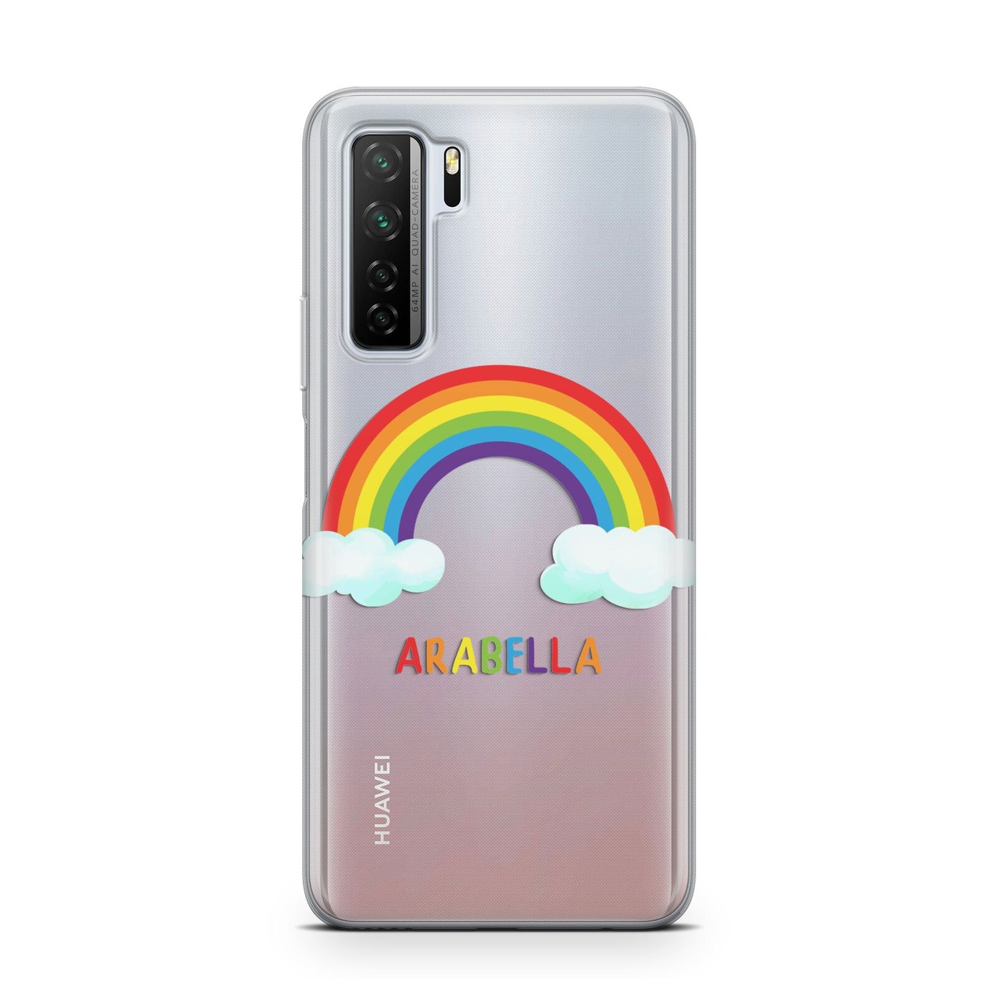 Personalised Rainbow Name Huawei P40 Lite 5G Phone Case