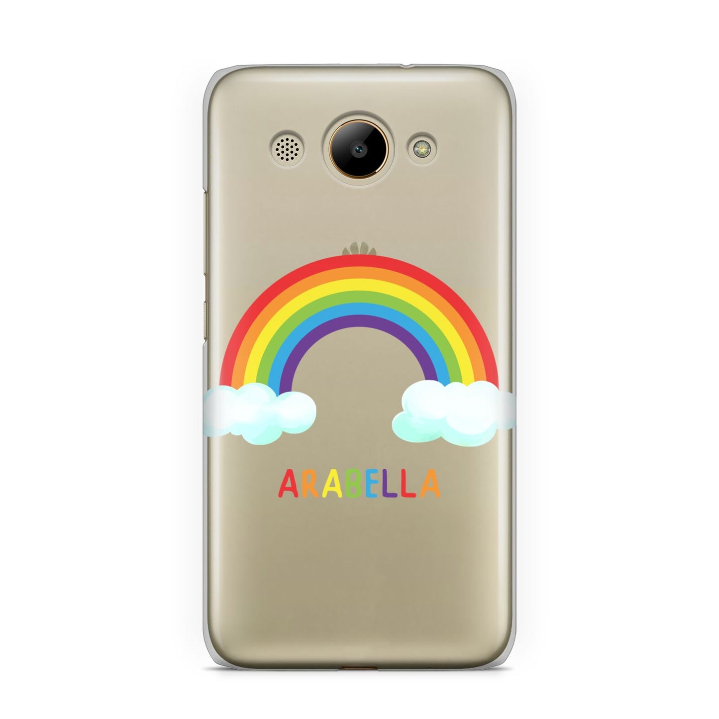 Personalised Rainbow Name Huawei Y3 2017