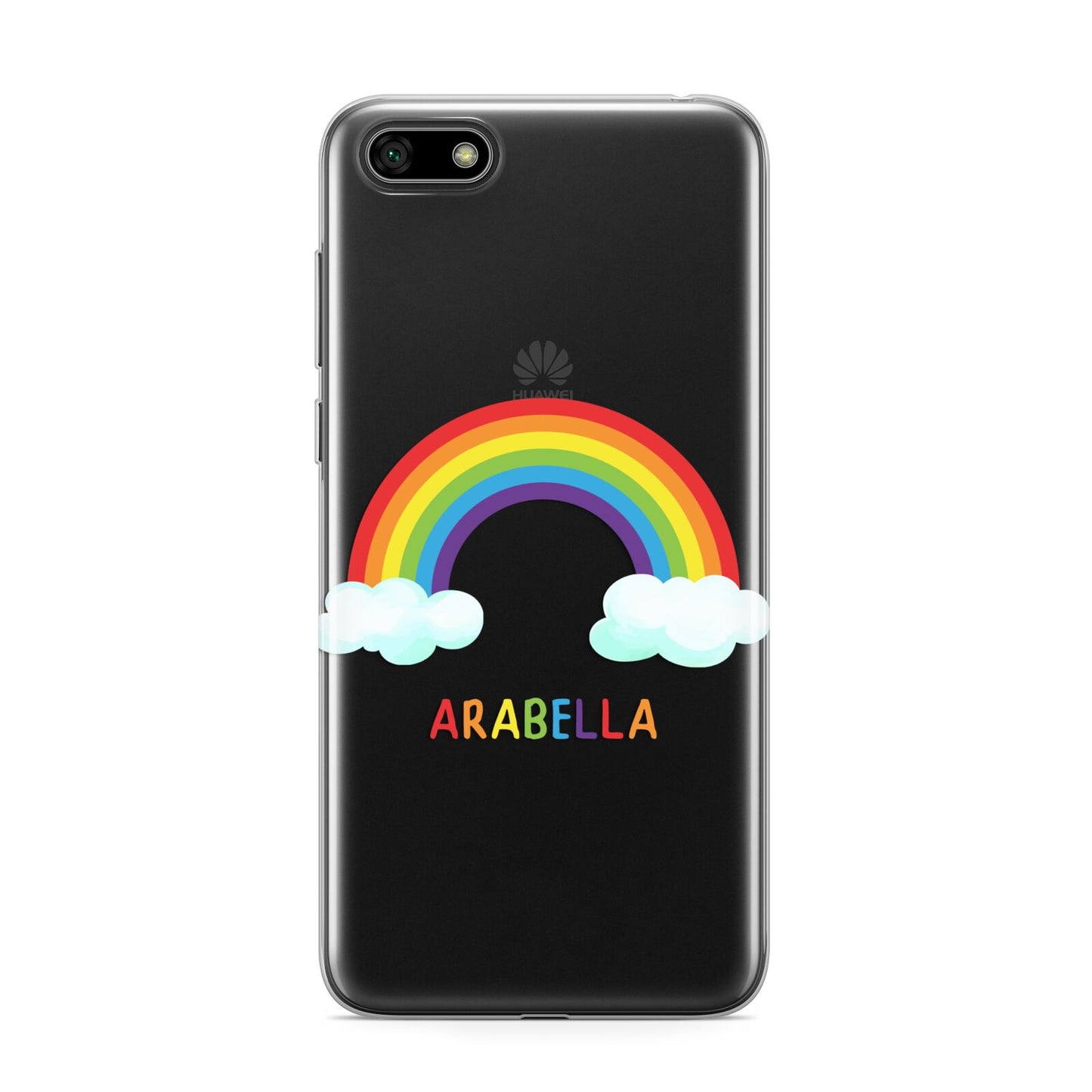 Personalised Rainbow Name Huawei Y5 Prime 2018 Phone Case