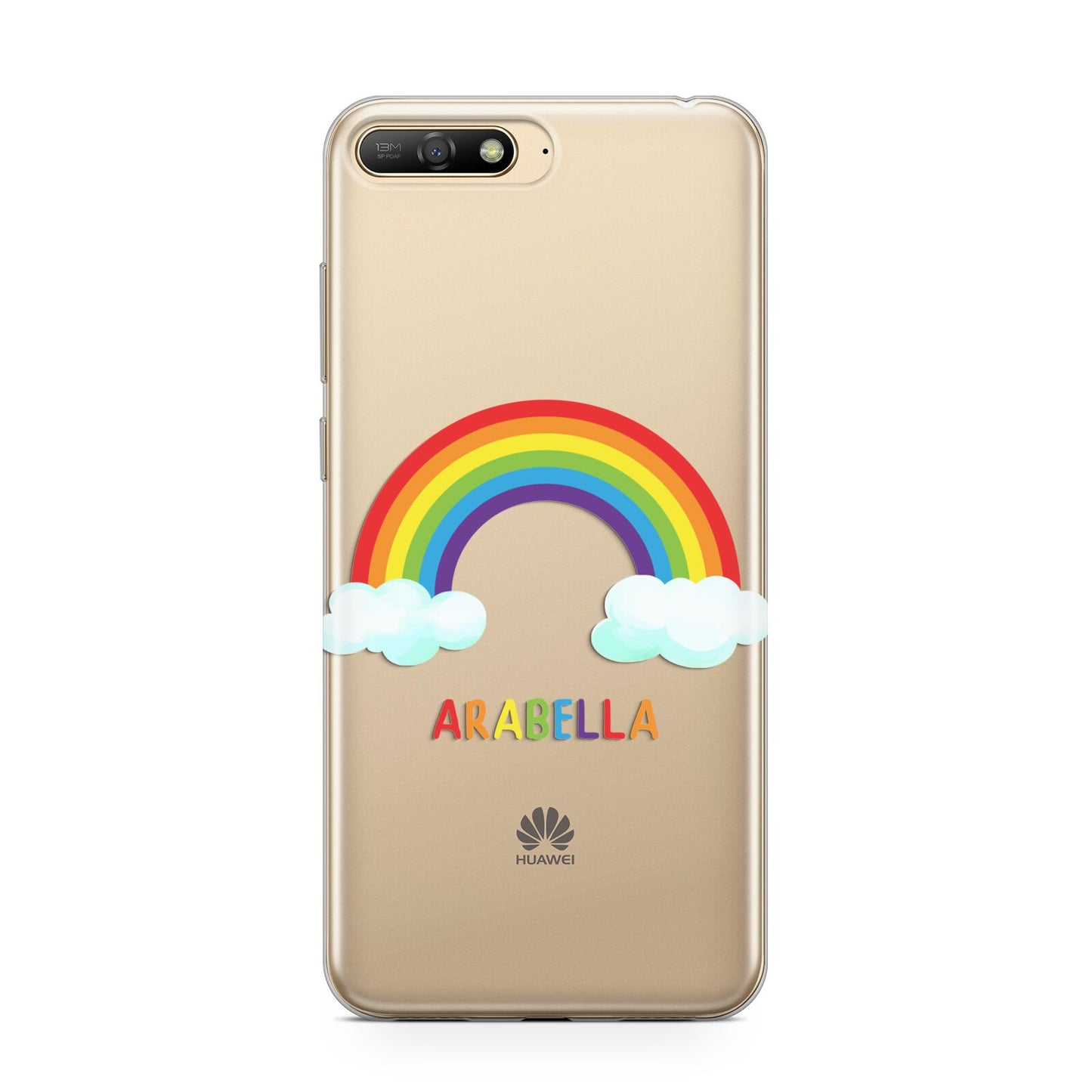 Personalised Rainbow Name Huawei Y6 2018