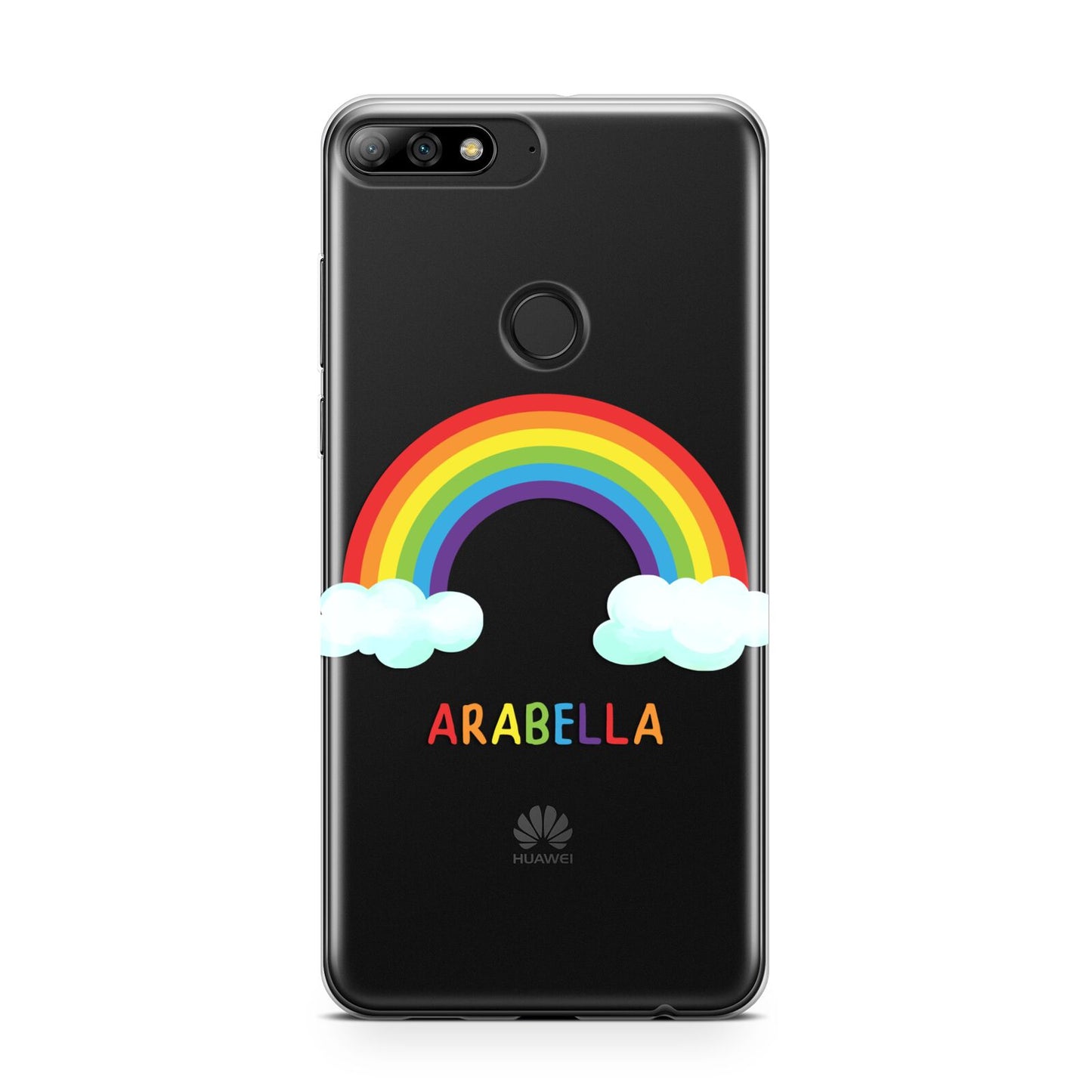 Personalised Rainbow Name Huawei Y7 2018