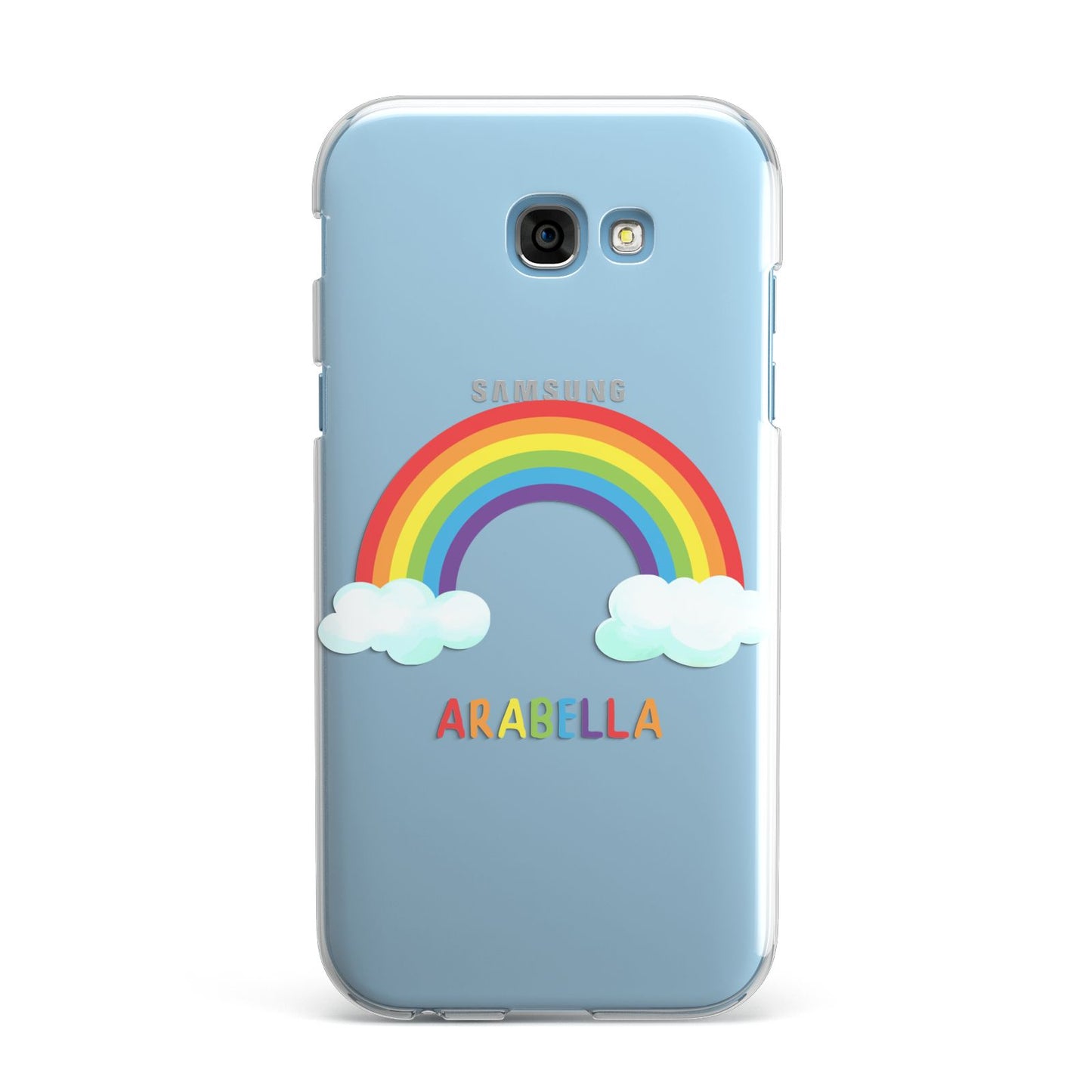 Personalised Rainbow Name Samsung Galaxy A7 2017 Case