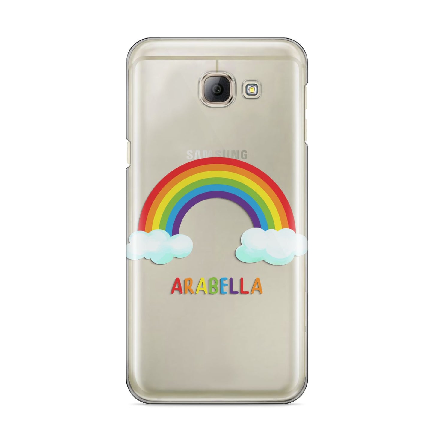 Personalised Rainbow Name Samsung Galaxy A8 2016 Case