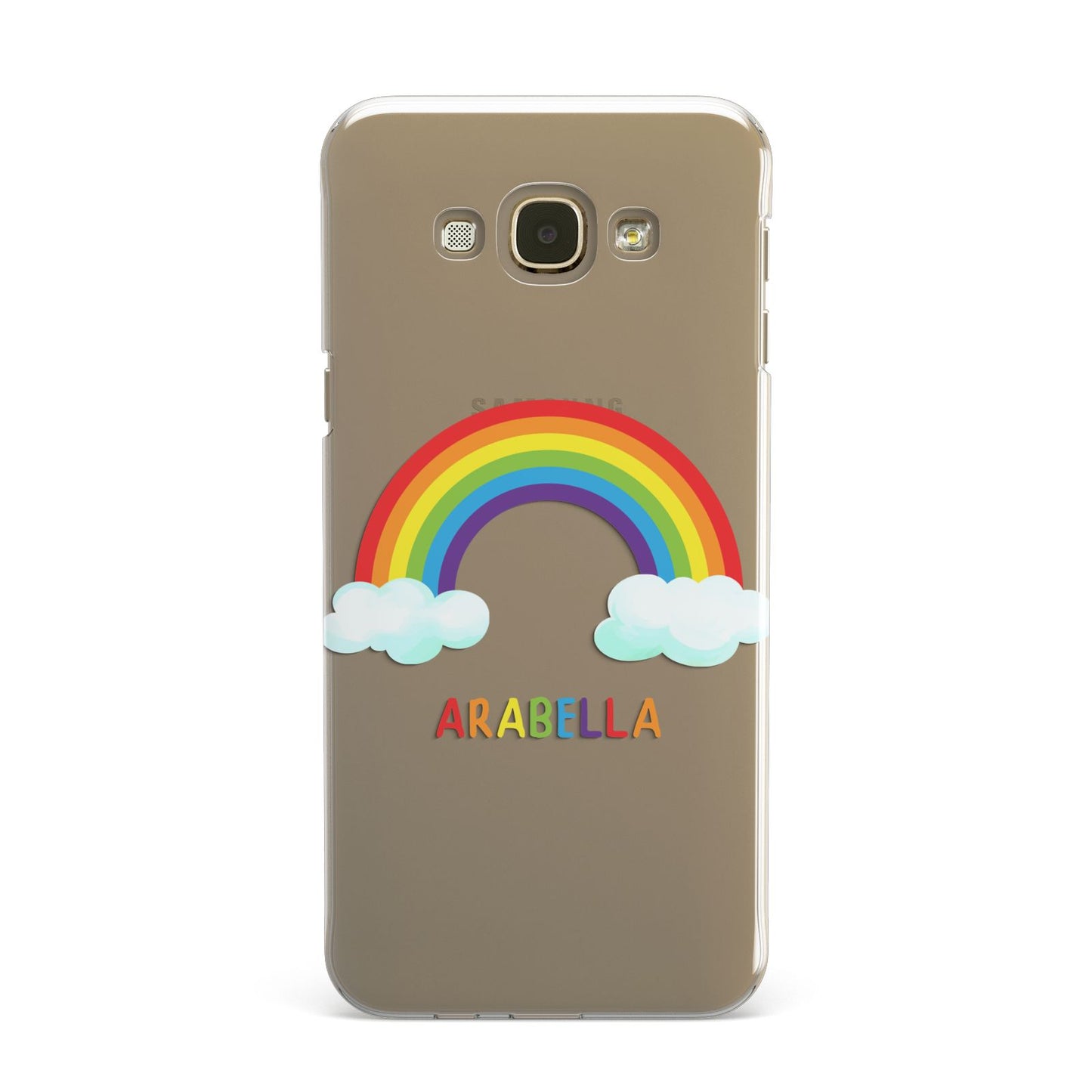 Personalised Rainbow Name Samsung Galaxy A8 Case