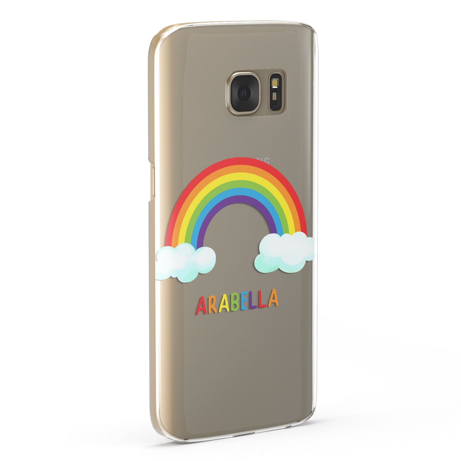 Personalised Rainbow Name Samsung Galaxy Case Fourty Five Degrees