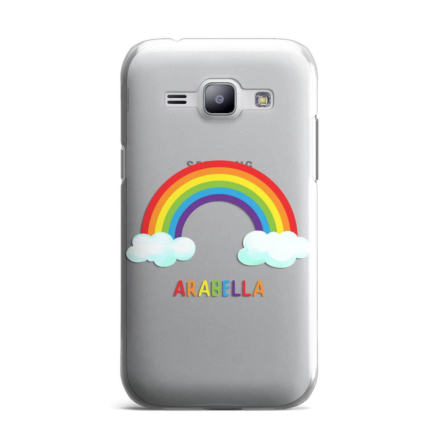 Personalised Rainbow Name Samsung Galaxy J1 2015 Case