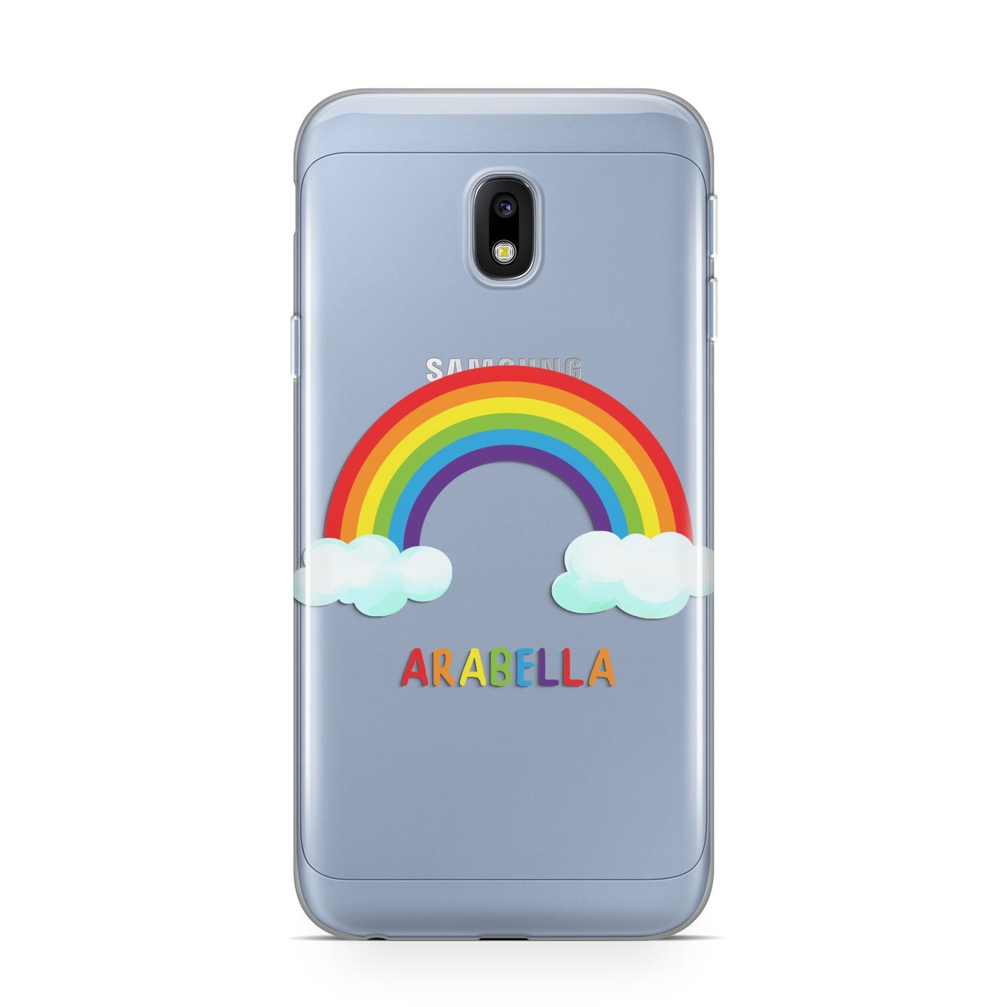 Personalised Rainbow Name Samsung Galaxy J3 2017 Case