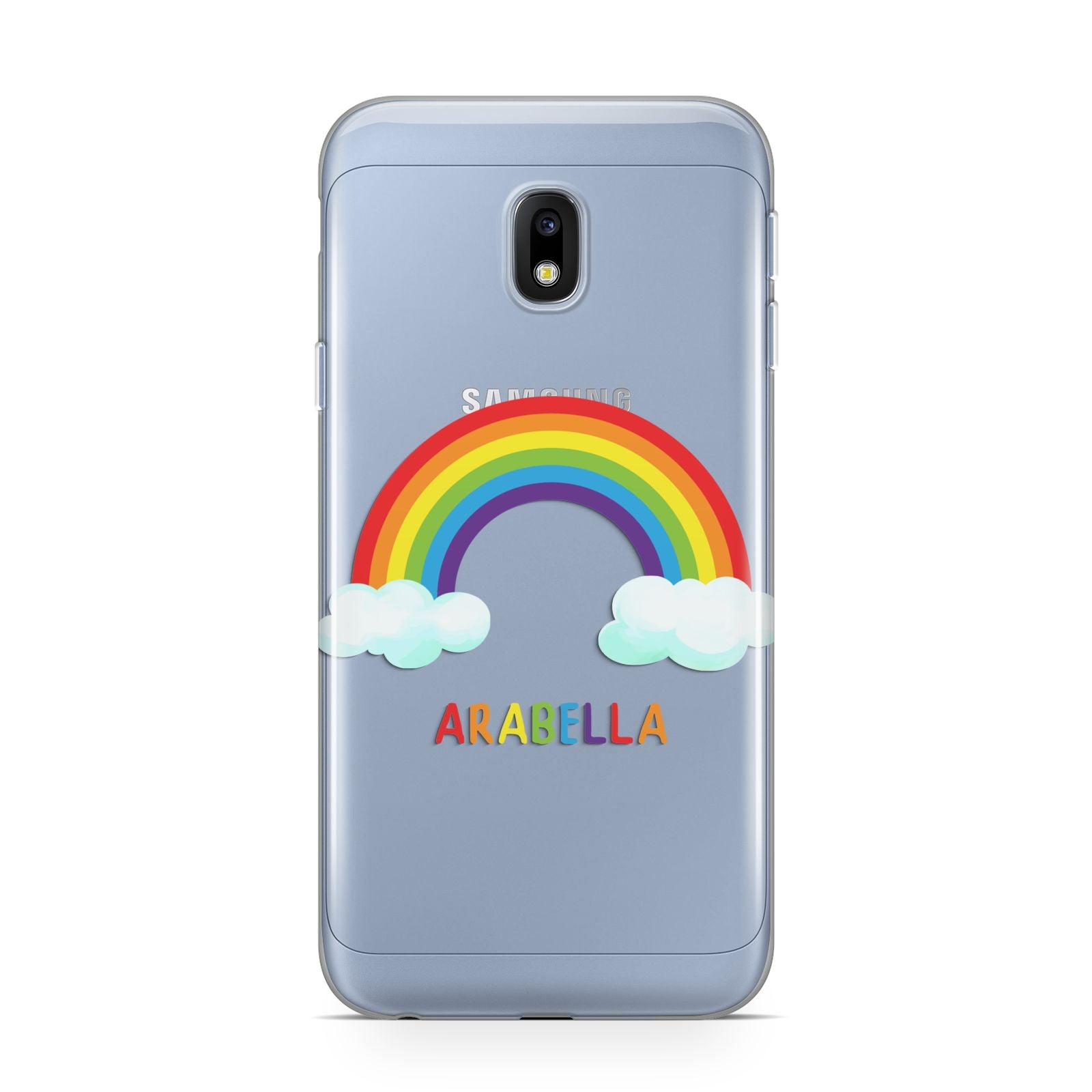 Personalised Rainbow Name Samsung Galaxy J3 2017 Case