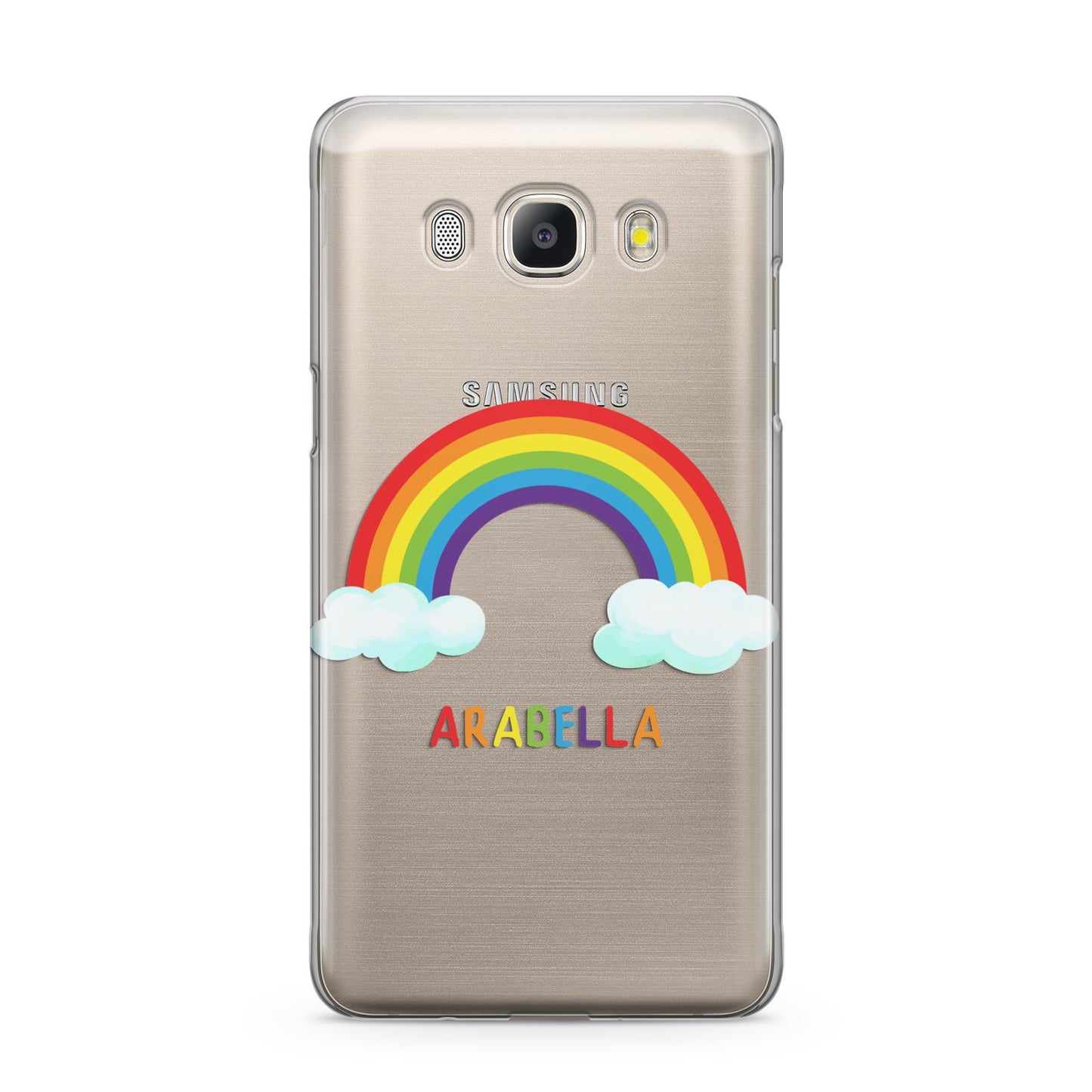 Personalised Rainbow Name Samsung Galaxy J5 2016 Case