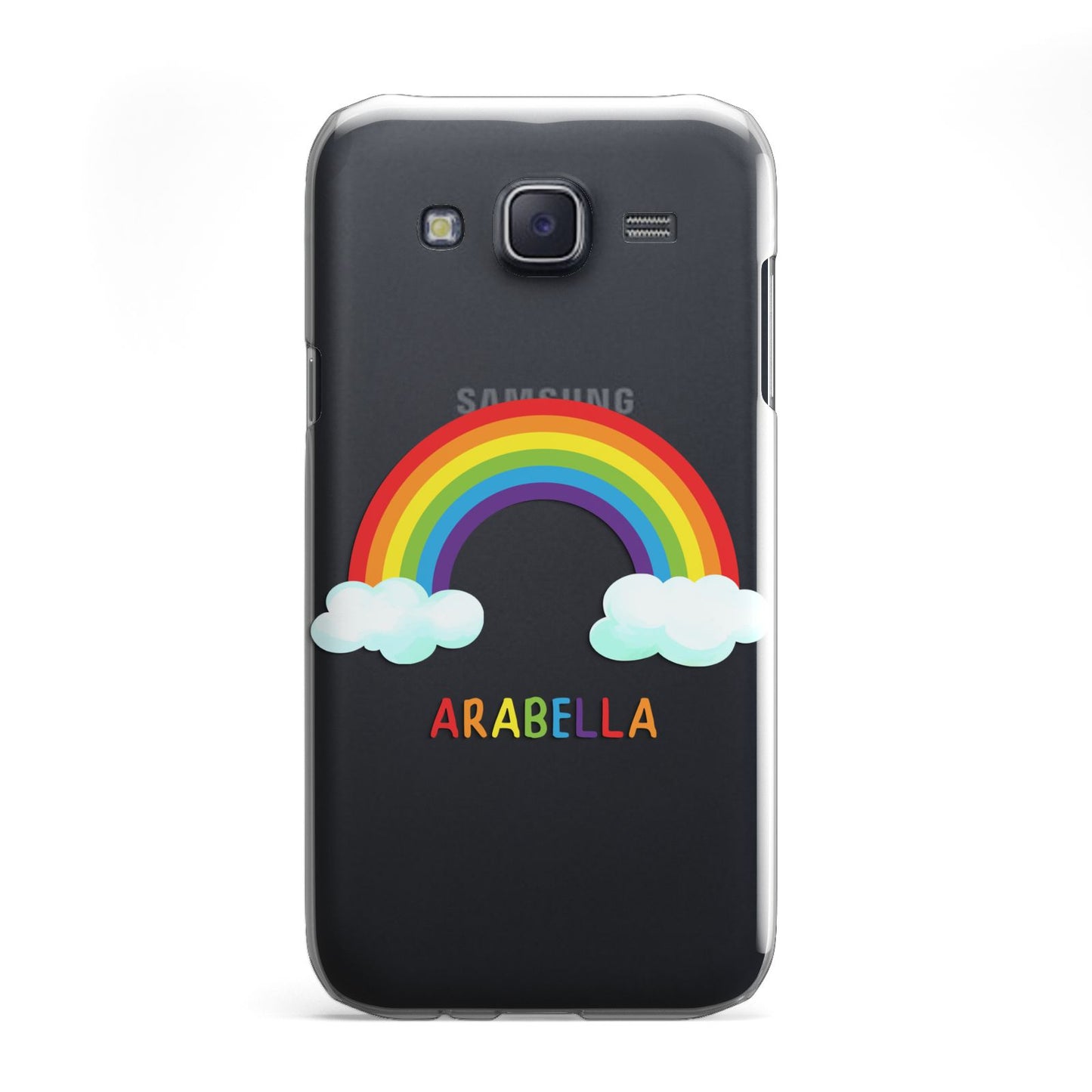 Personalised Rainbow Name Samsung Galaxy J5 Case