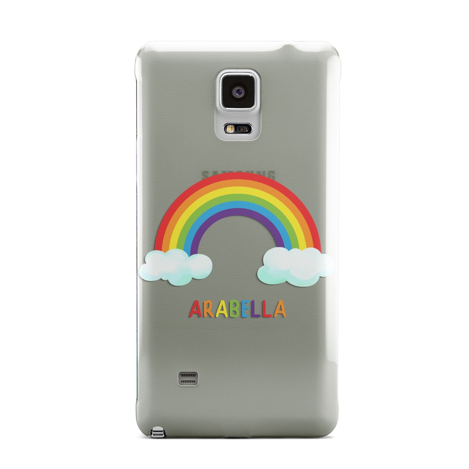 Personalised Rainbow Name Samsung Galaxy Note 4 Case