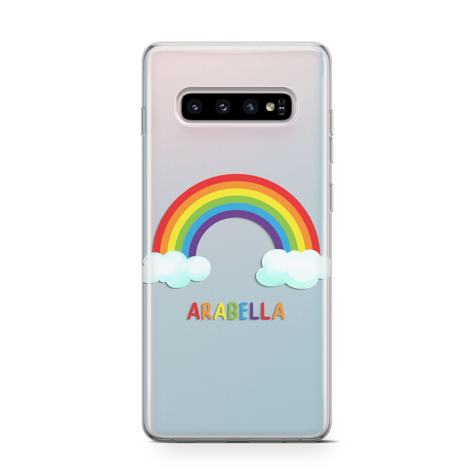 Personalised Rainbow Name Samsung Galaxy S10 Case