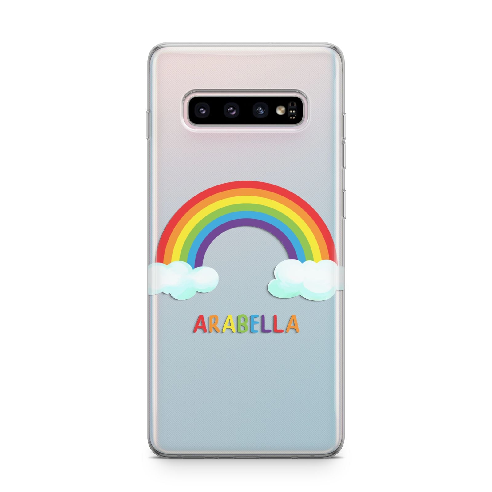 Personalised Rainbow Name Samsung Galaxy S10 Plus Case