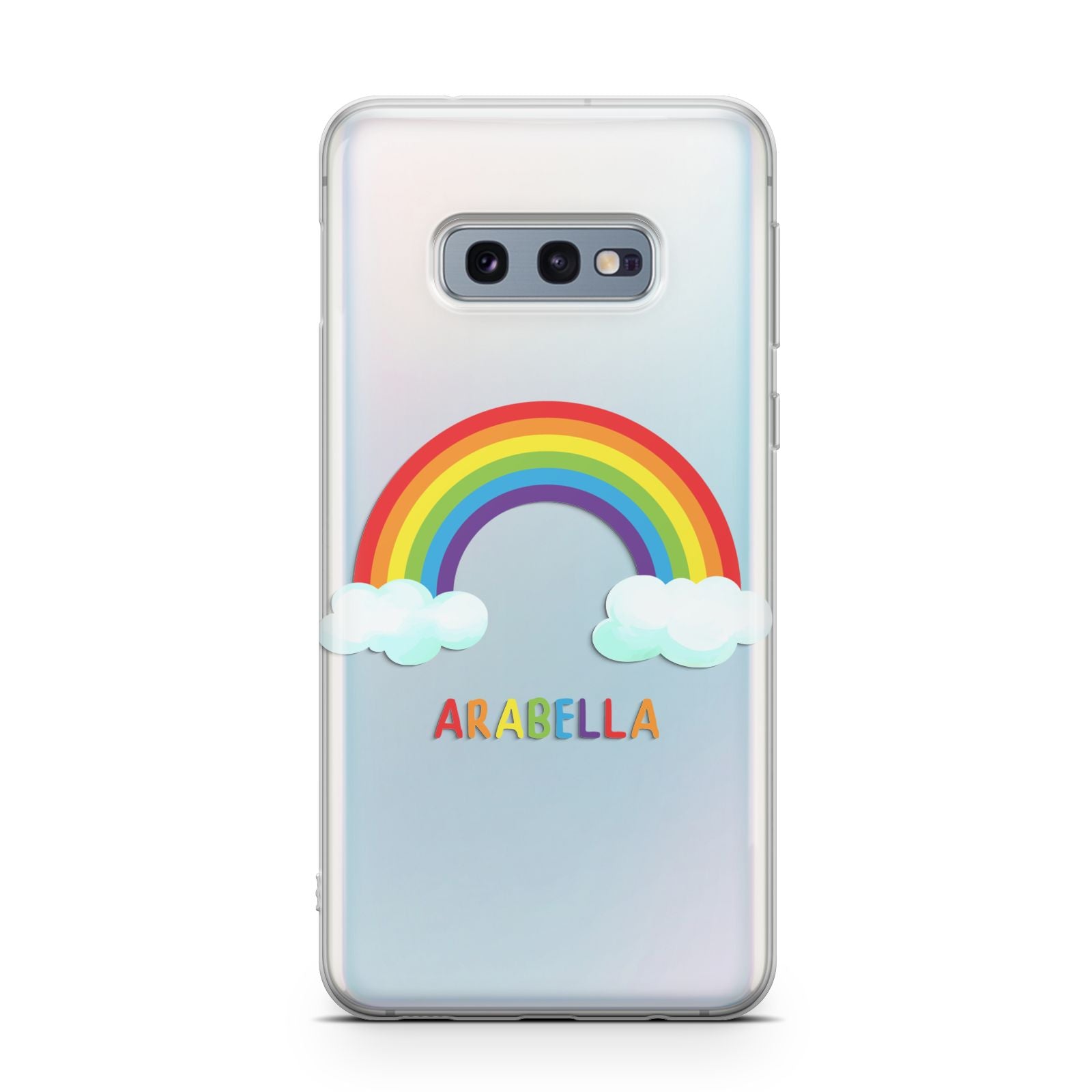 Personalised Rainbow Name Samsung Galaxy S10E Case