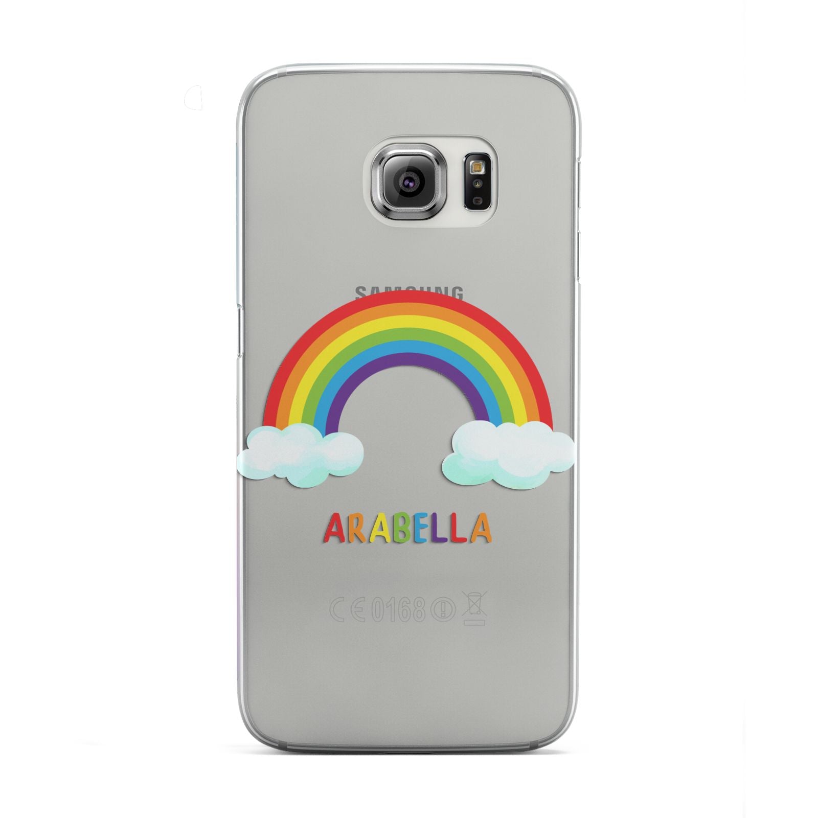 Personalised Rainbow Name Samsung Galaxy S6 Edge Case