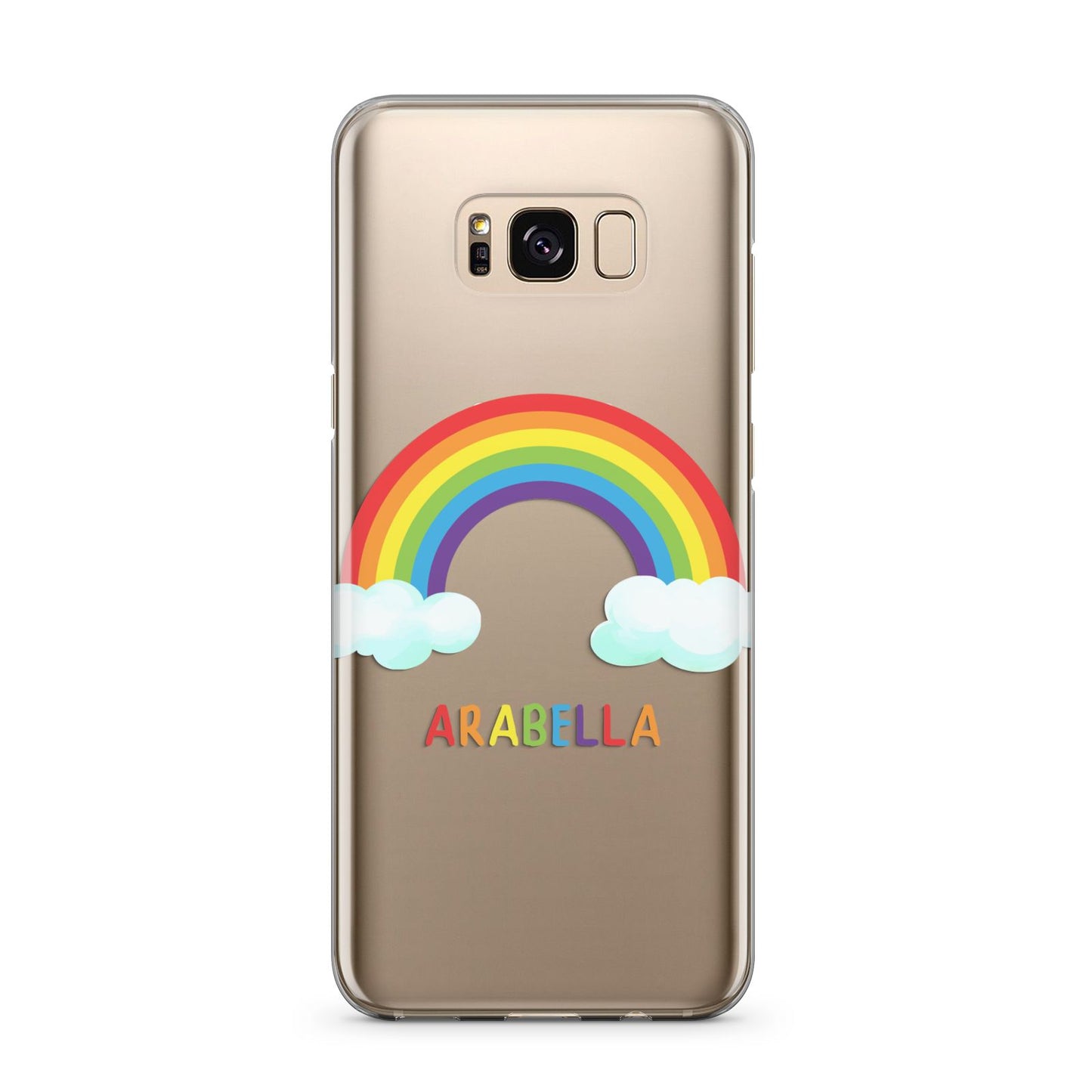 Personalised Rainbow Name Samsung Galaxy S8 Plus Case