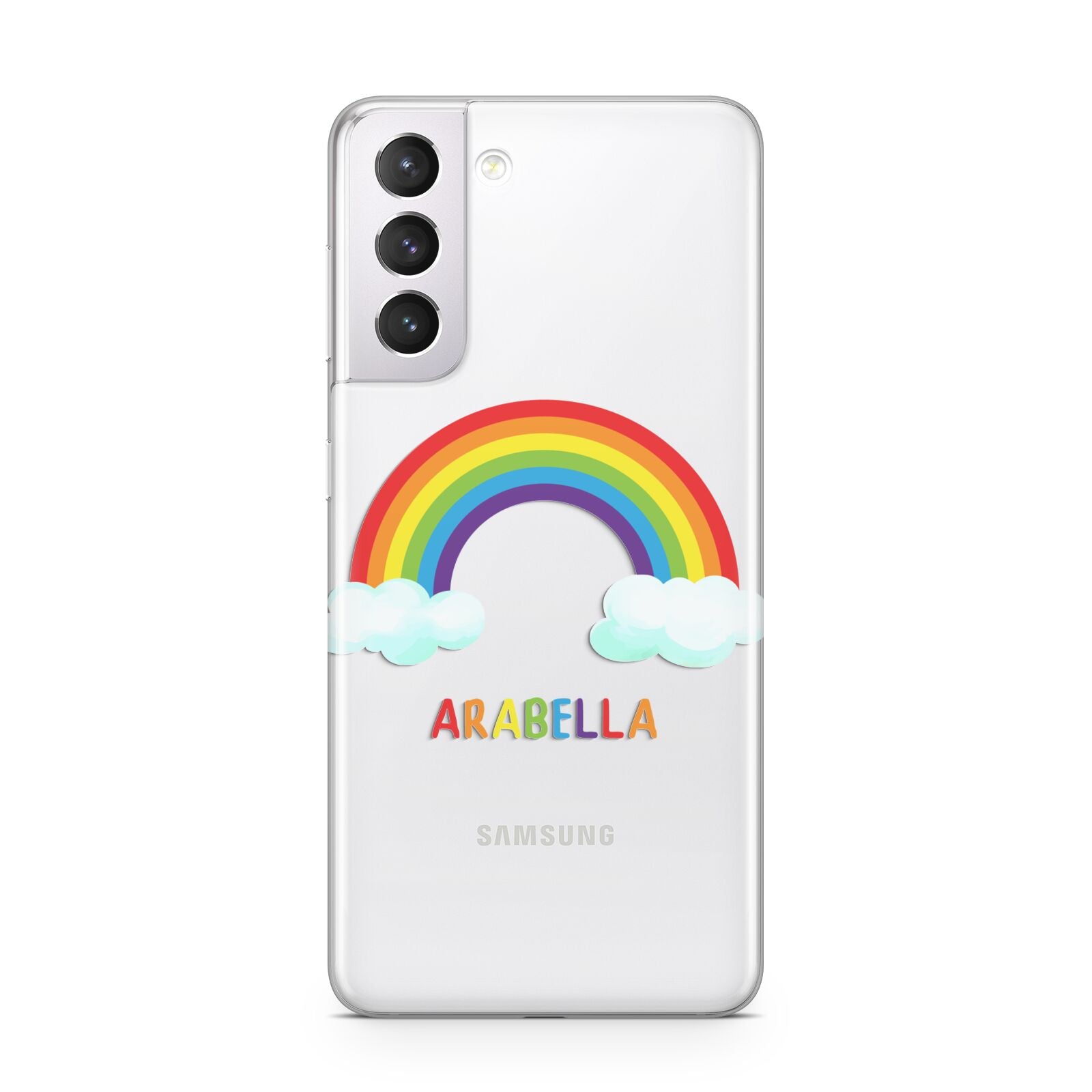 Personalised Rainbow Name Samsung S21 Case