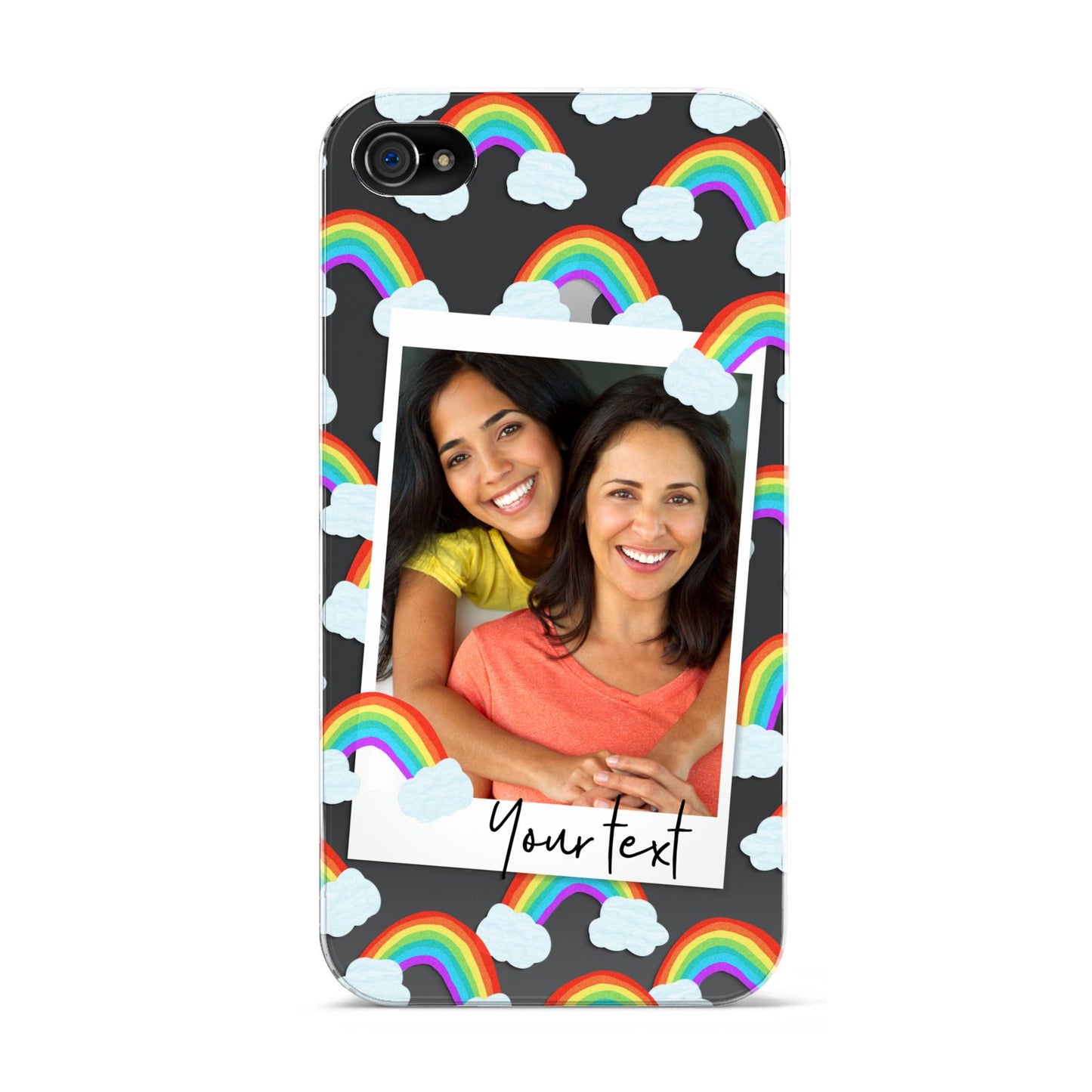 Personalised Rainbow Photo Upload Apple iPhone 4s Case