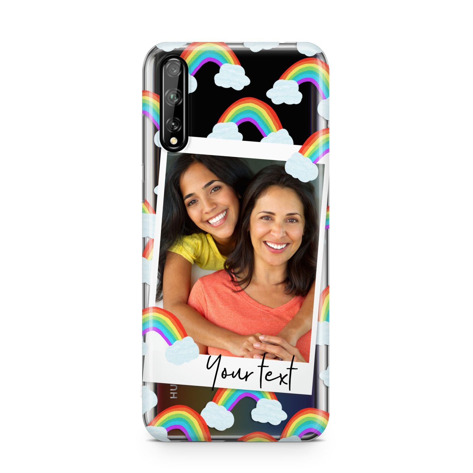 Personalised Rainbow Photo Upload Huawei Enjoy 10s Phone Case