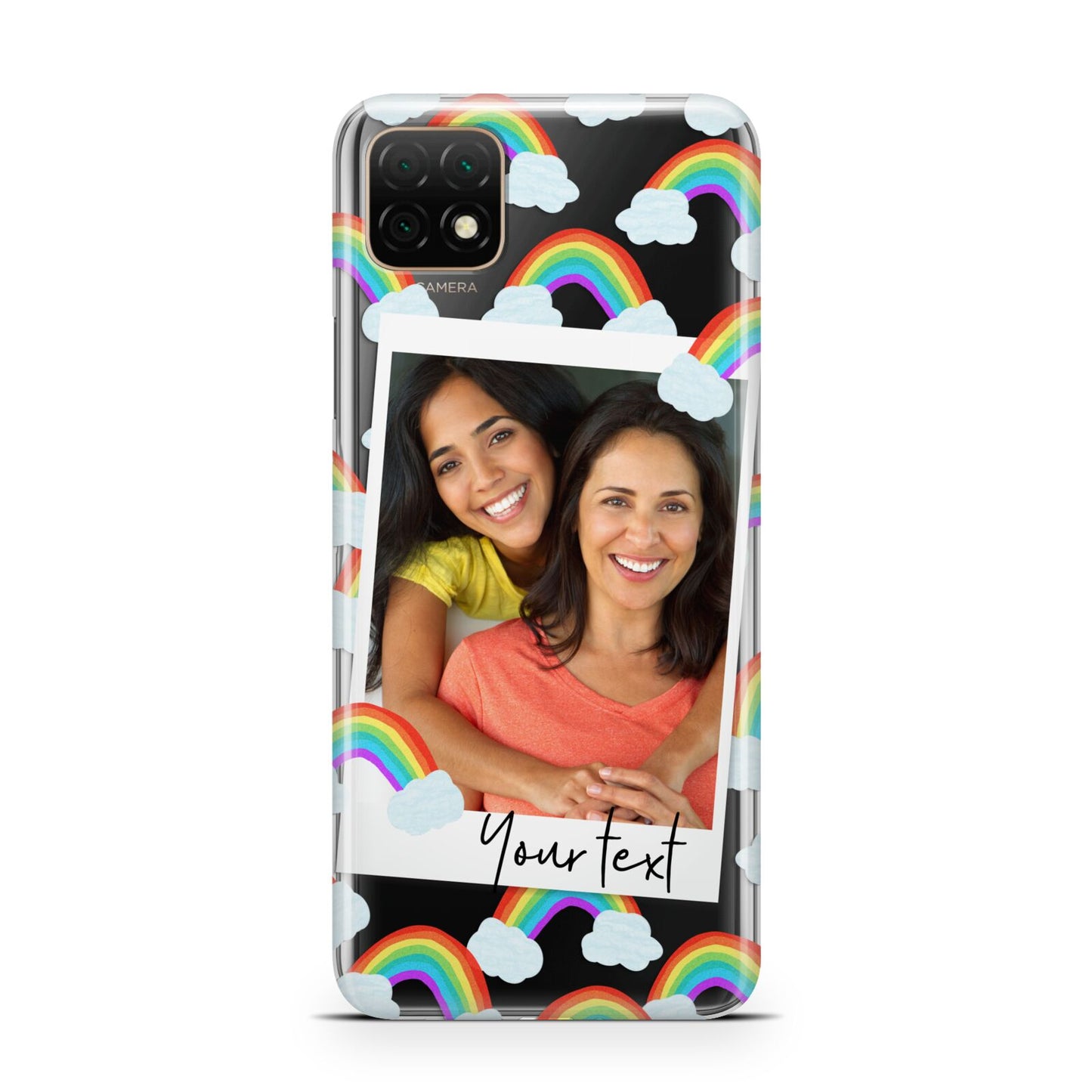 Personalised Rainbow Photo Upload Huawei Enjoy 20 Phone Case