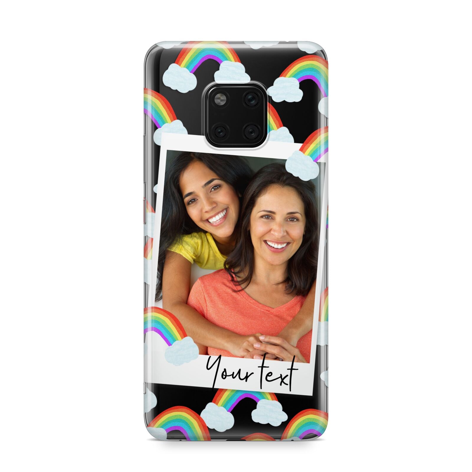 Personalised Rainbow Photo Upload Huawei Mate 20 Pro Phone Case