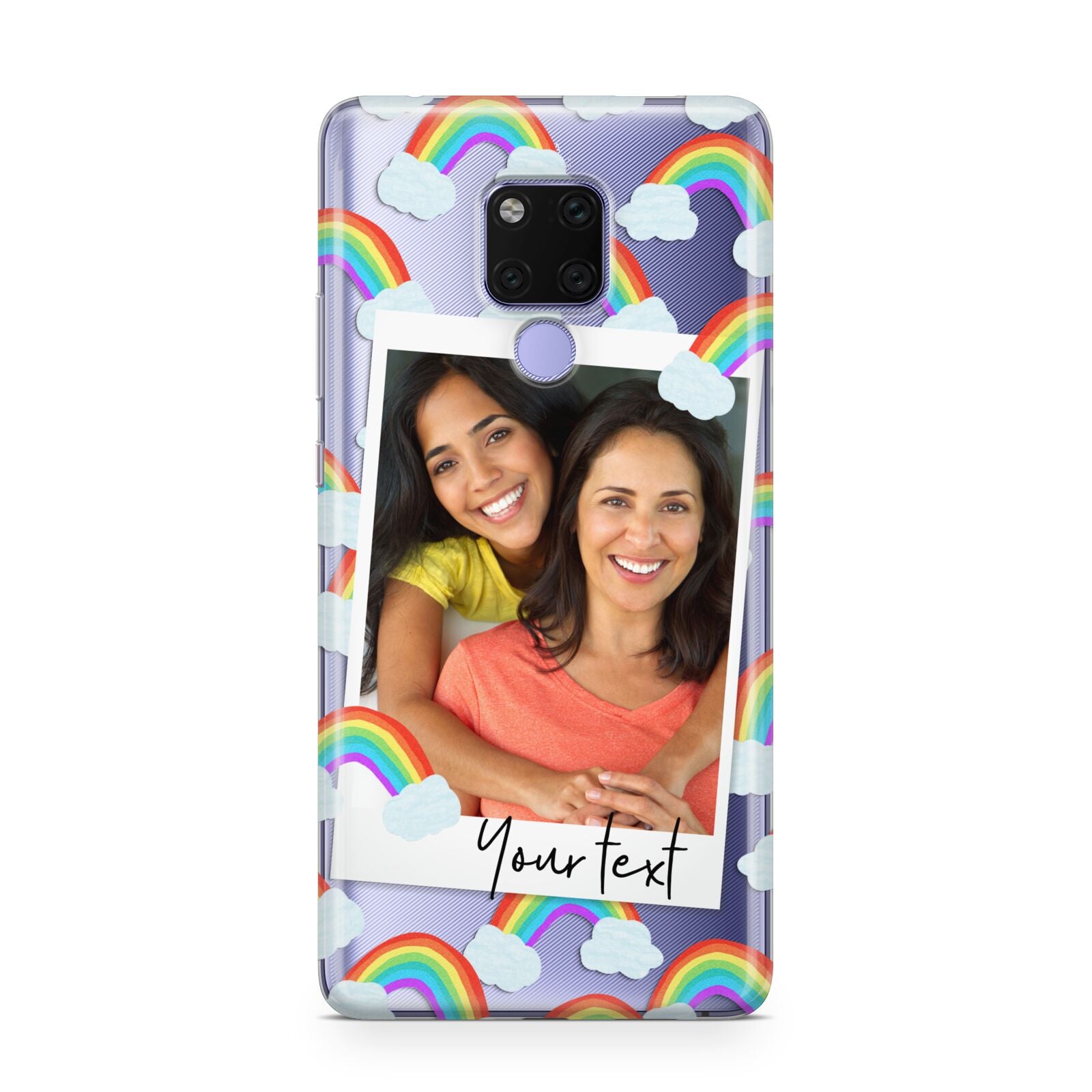 Personalised Rainbow Photo Upload Huawei Mate 20X Phone Case