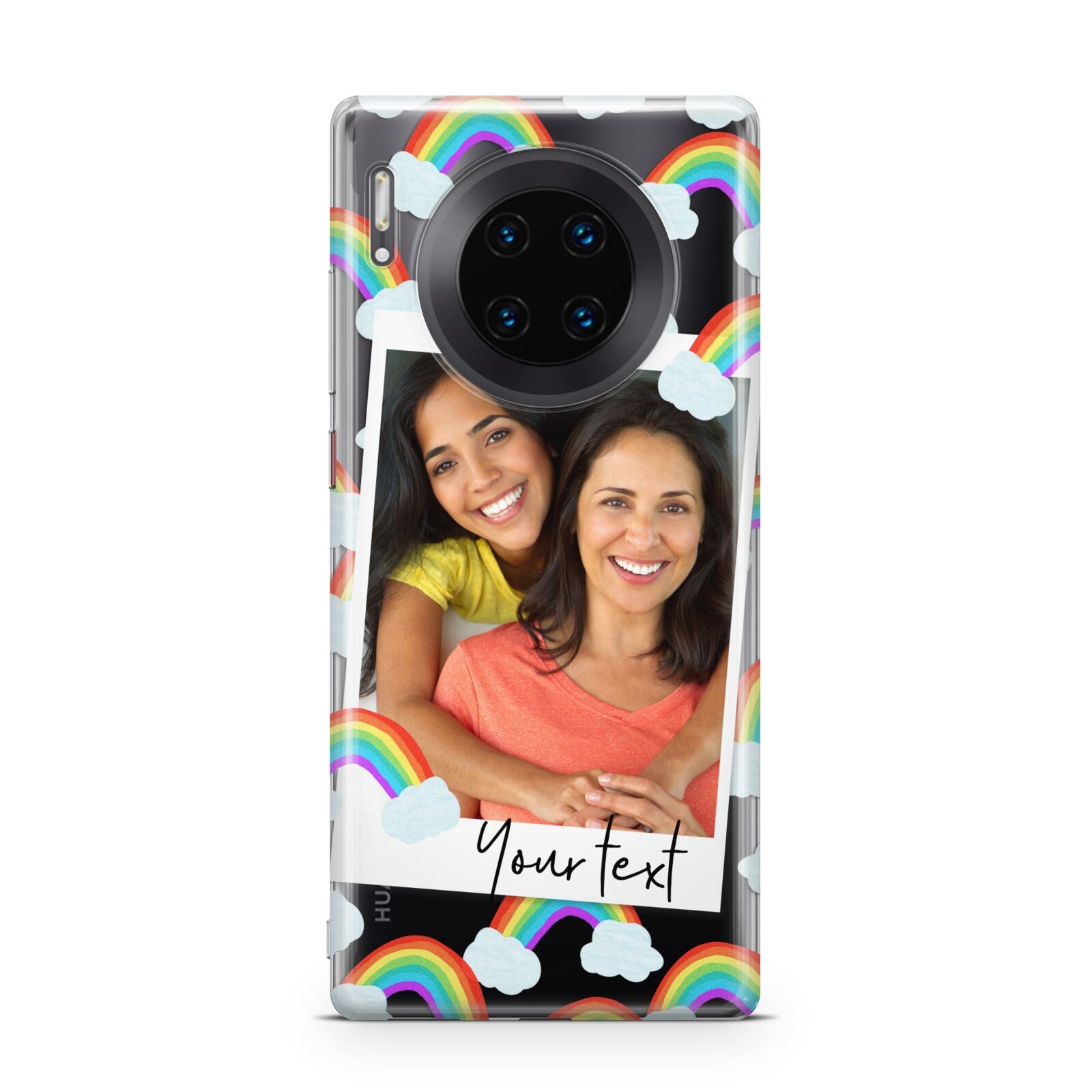 Personalised Rainbow Photo Upload Huawei Mate 30 Pro Phone Case